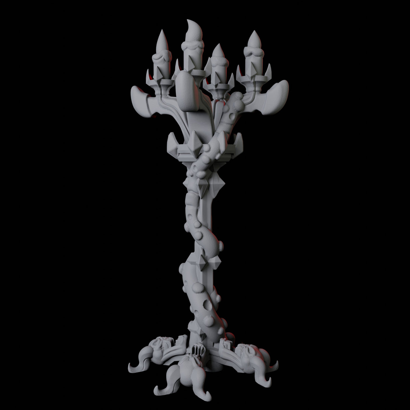 Cthulhu Candelabra Miniature for Dungeons and Dragons, Pathfinder or other TTRPGs