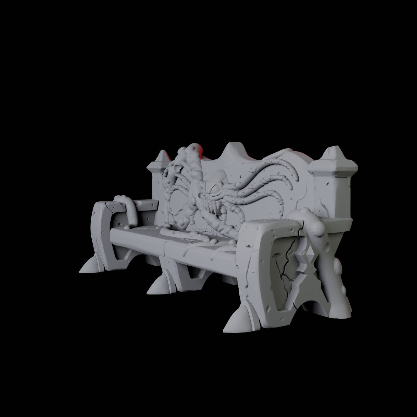Cultist Bench Miniature for Dungeons and Dragons, Pathfinder or other TTRPGs