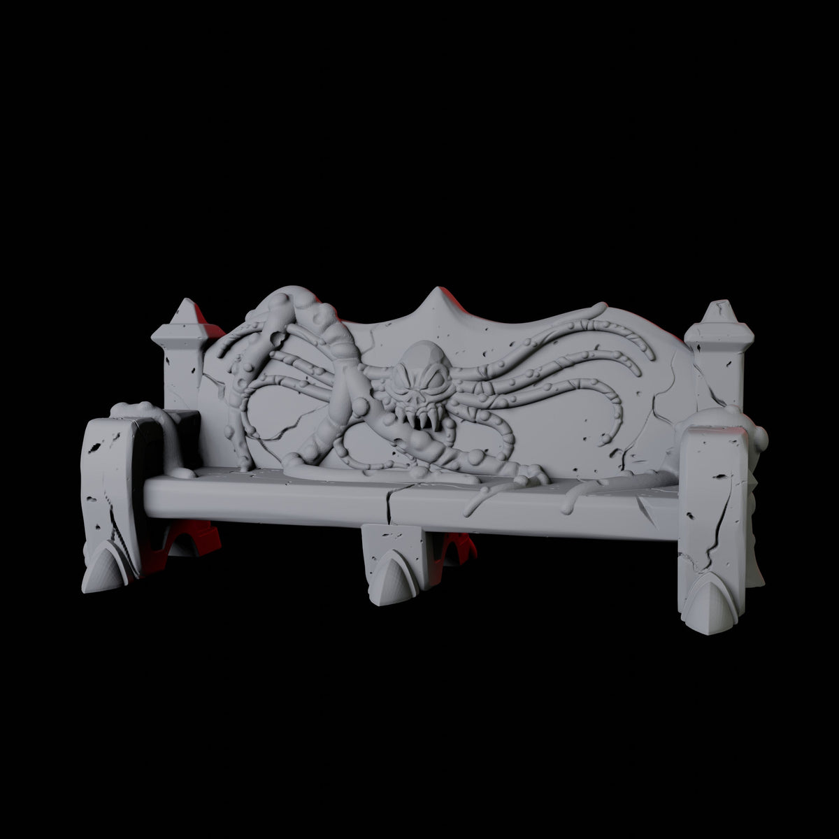 Cultist Bench Miniature for Dungeons and Dragons, Pathfinder or other TTRPGs