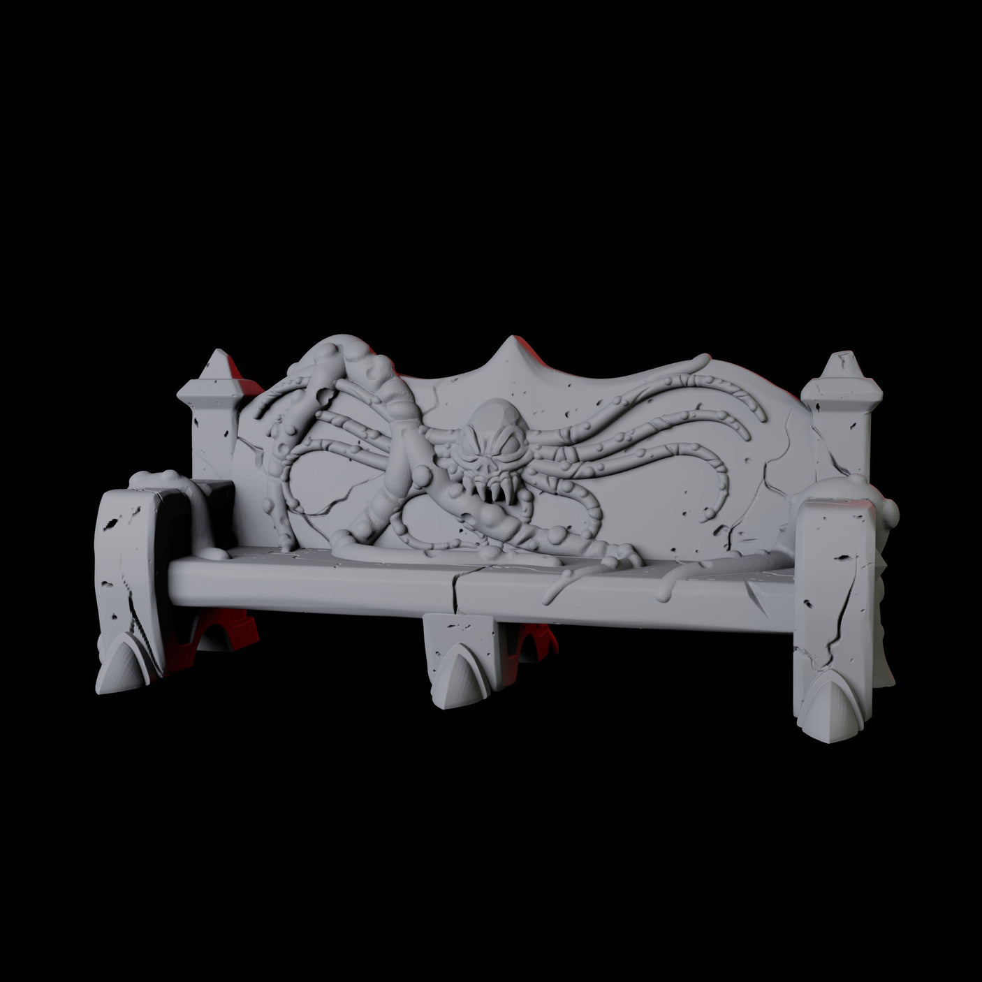 Cultist Bench Miniature for Dungeons and Dragons, Pathfinder or other TTRPGs