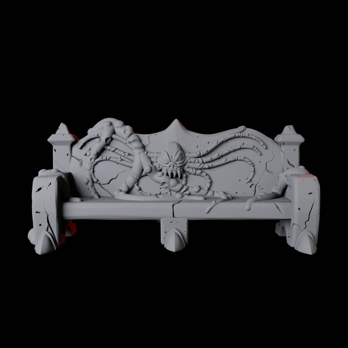 Cultist Bench Miniature for Dungeons and Dragons, Pathfinder or other TTRPGs