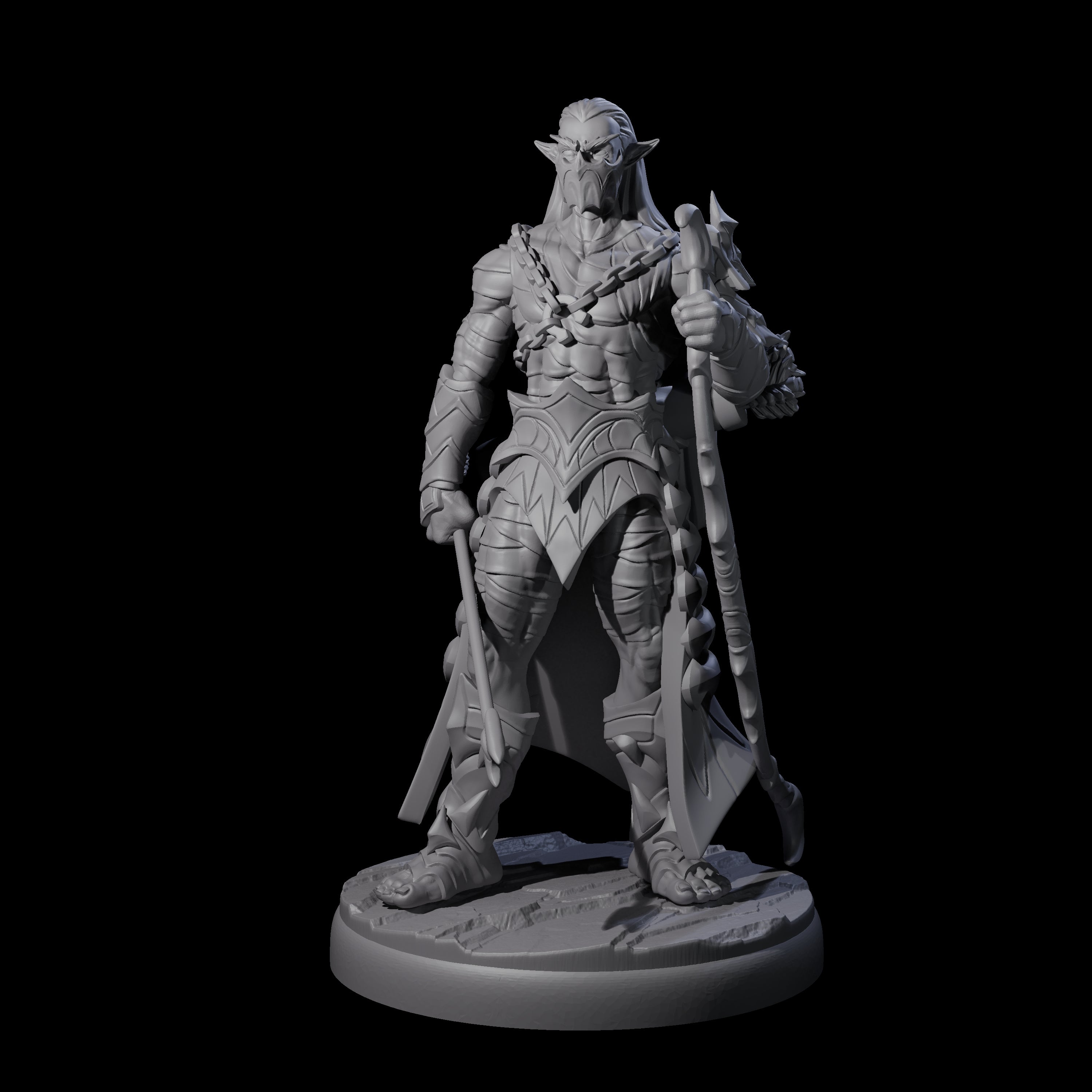 Cunning Dark Elf Archer G Miniature for Dungeons and Dragons, Pathfinder or other TTRPGs