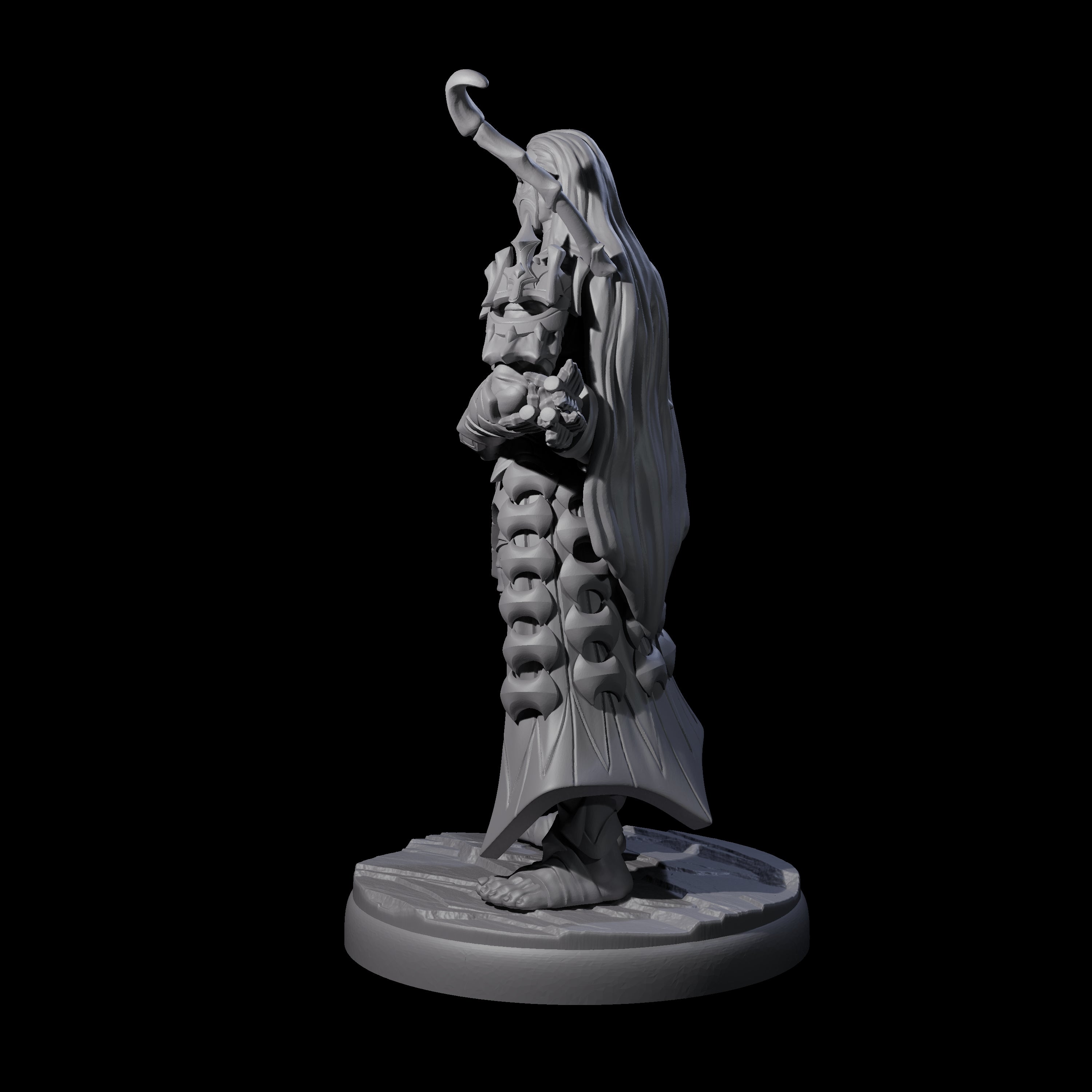 Cunning Dark Elf Archer H Miniature for Dungeons and Dragons, Pathfinder or other TTRPGs