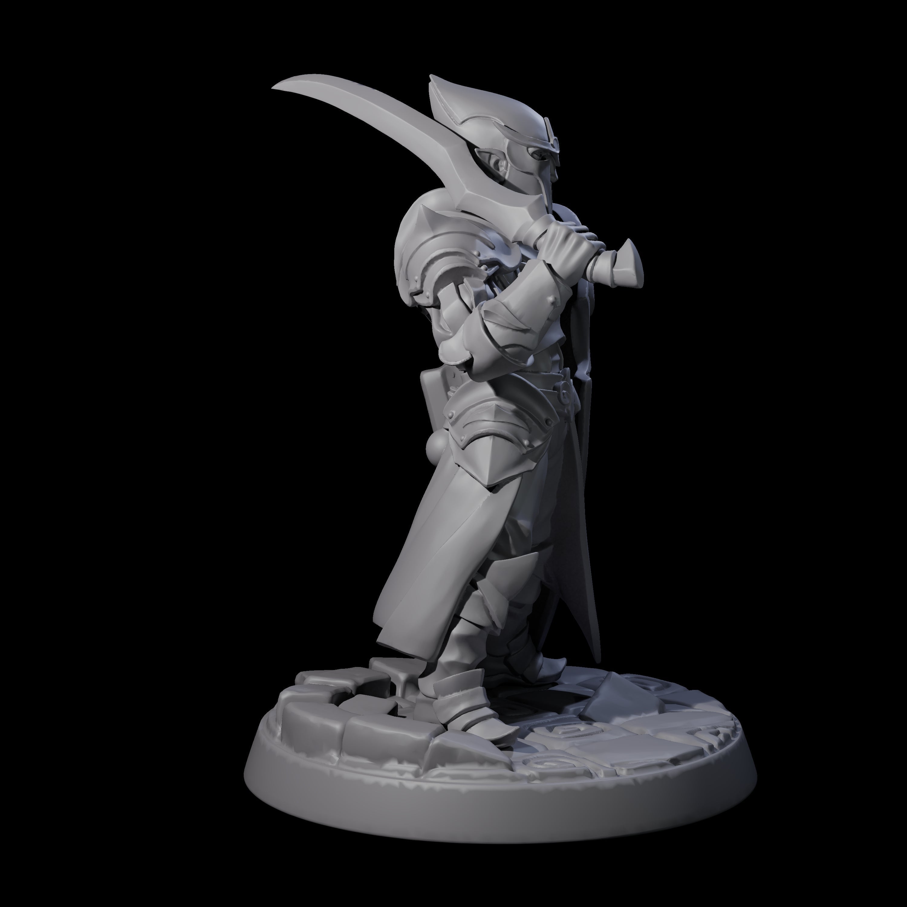 Cunning Drow A Miniature for Dungeons and Dragons, Pathfinder or other TTRPGs
