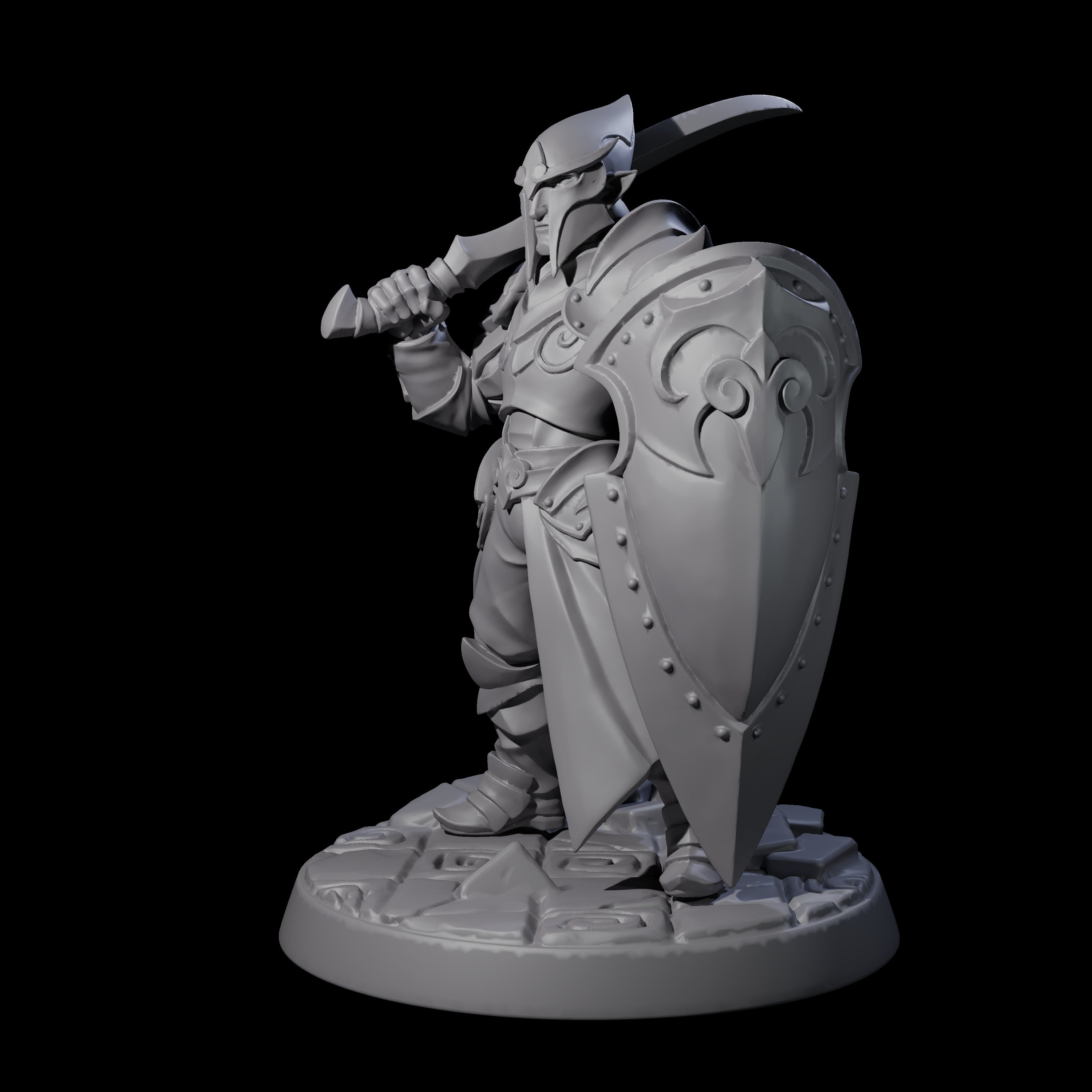 Cunning Drow A Miniature for Dungeons and Dragons, Pathfinder or other TTRPGs