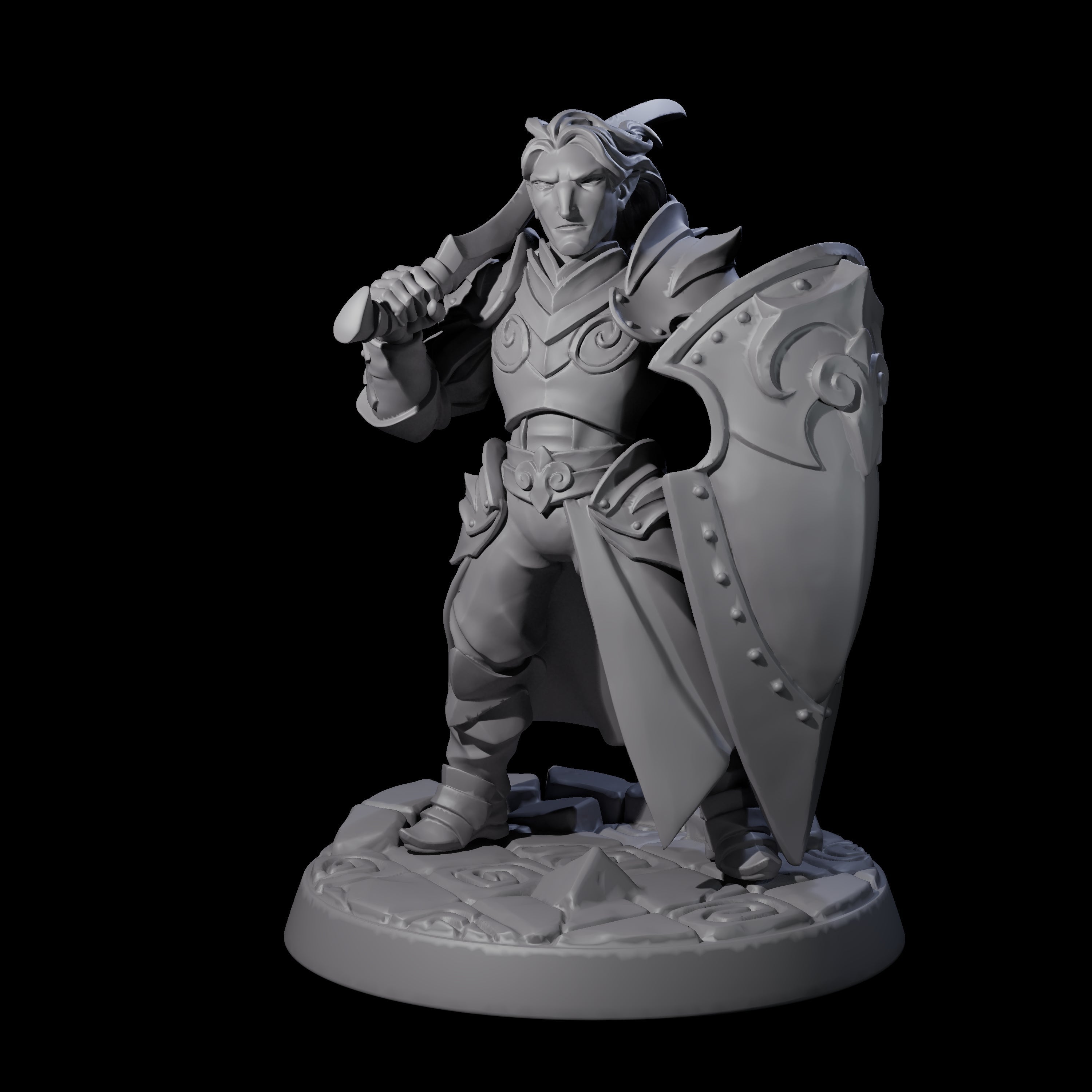 Cunning Drow A Miniature for Dungeons and Dragons, Pathfinder or other TTRPGs