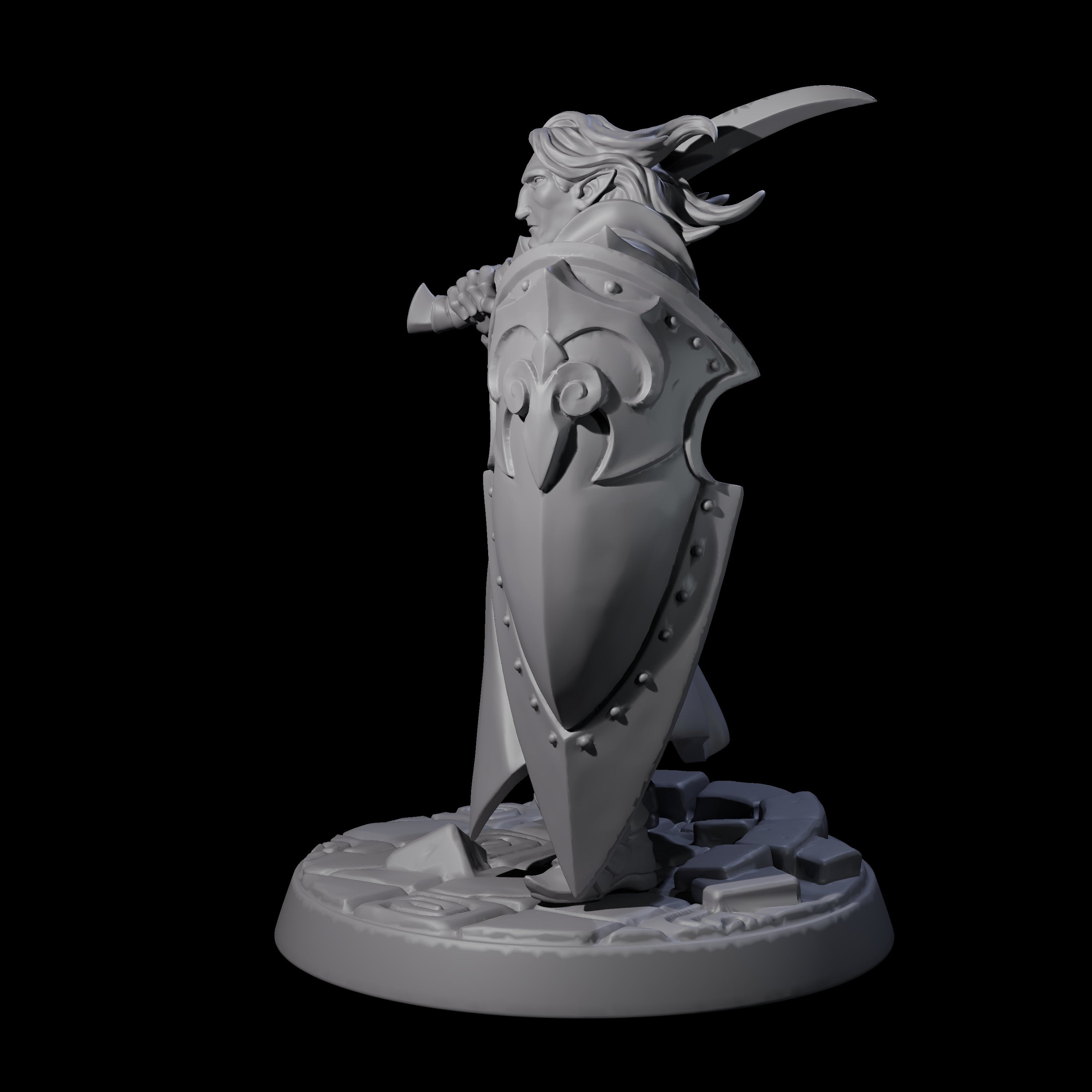 Cunning Drow A Miniature for Dungeons and Dragons, Pathfinder or other TTRPGs