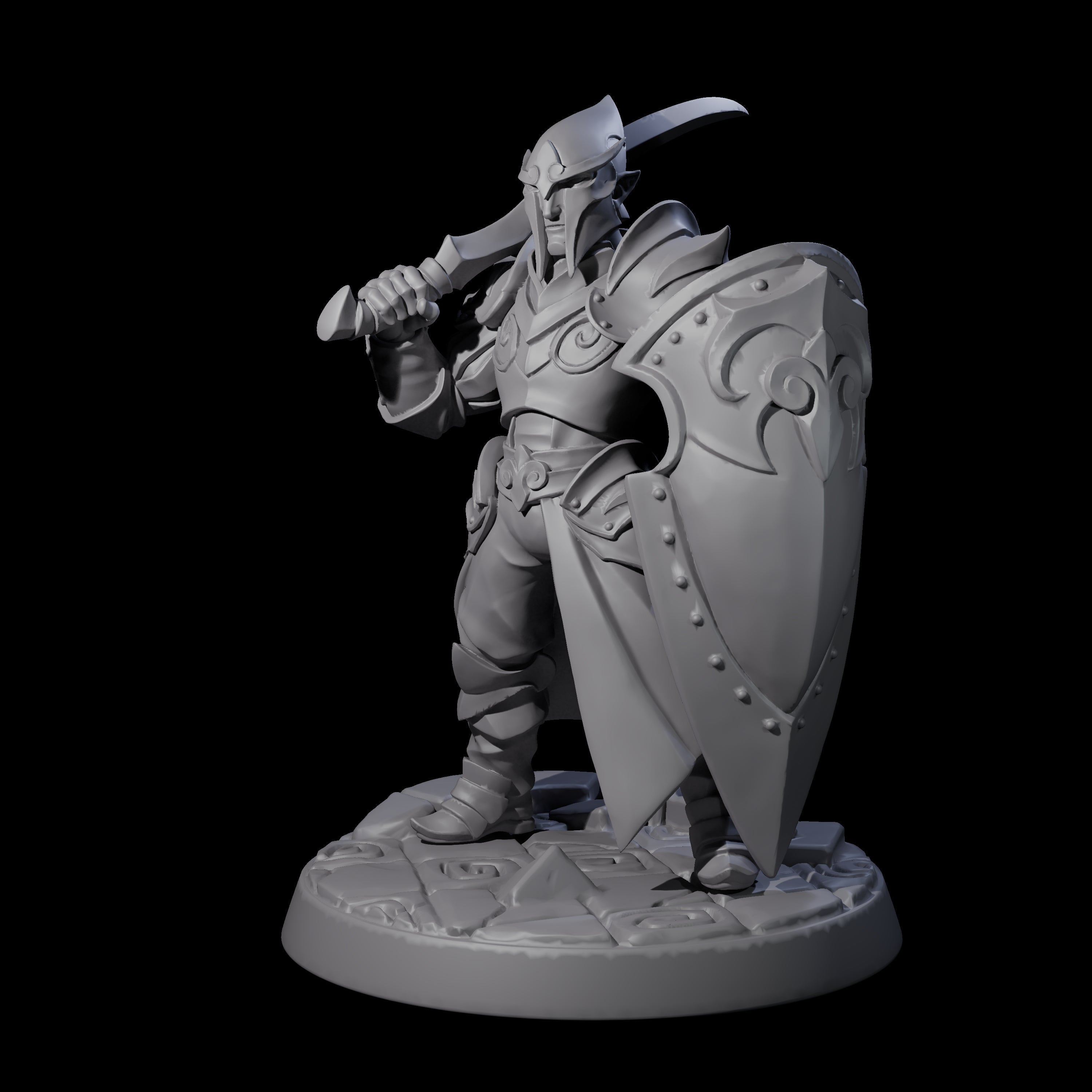Cunning Drow A Miniature for Dungeons and Dragons, Pathfinder or other TTRPGs