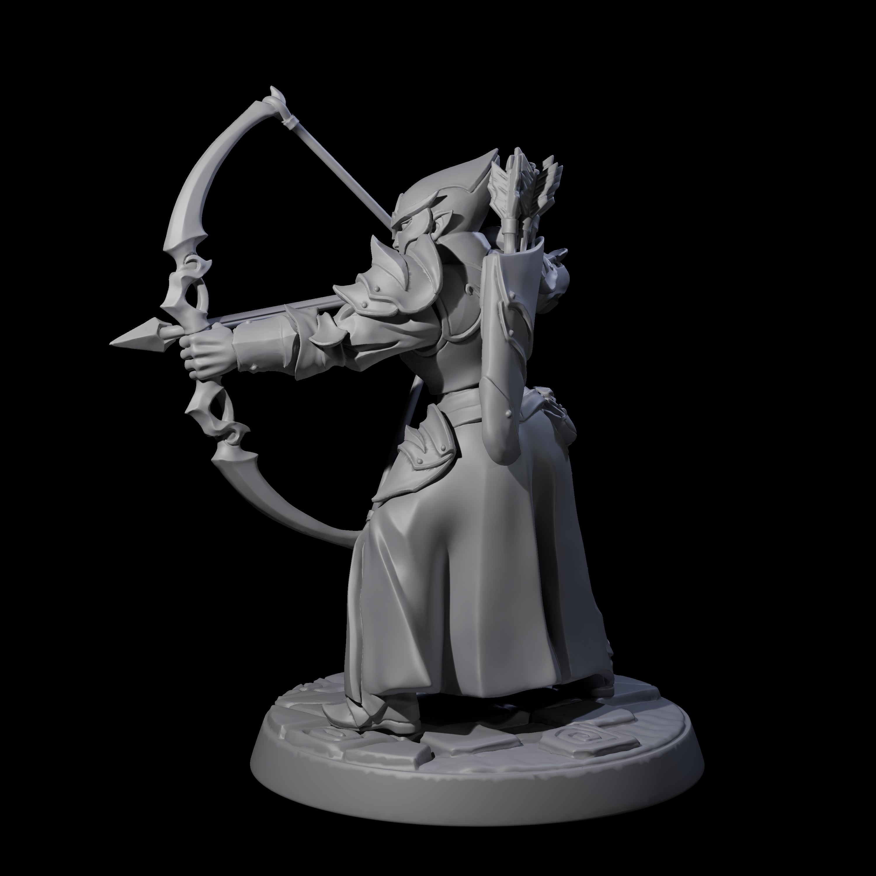 Cunning Drow E Miniature for Dungeons and Dragons, Pathfinder or other TTRPGs