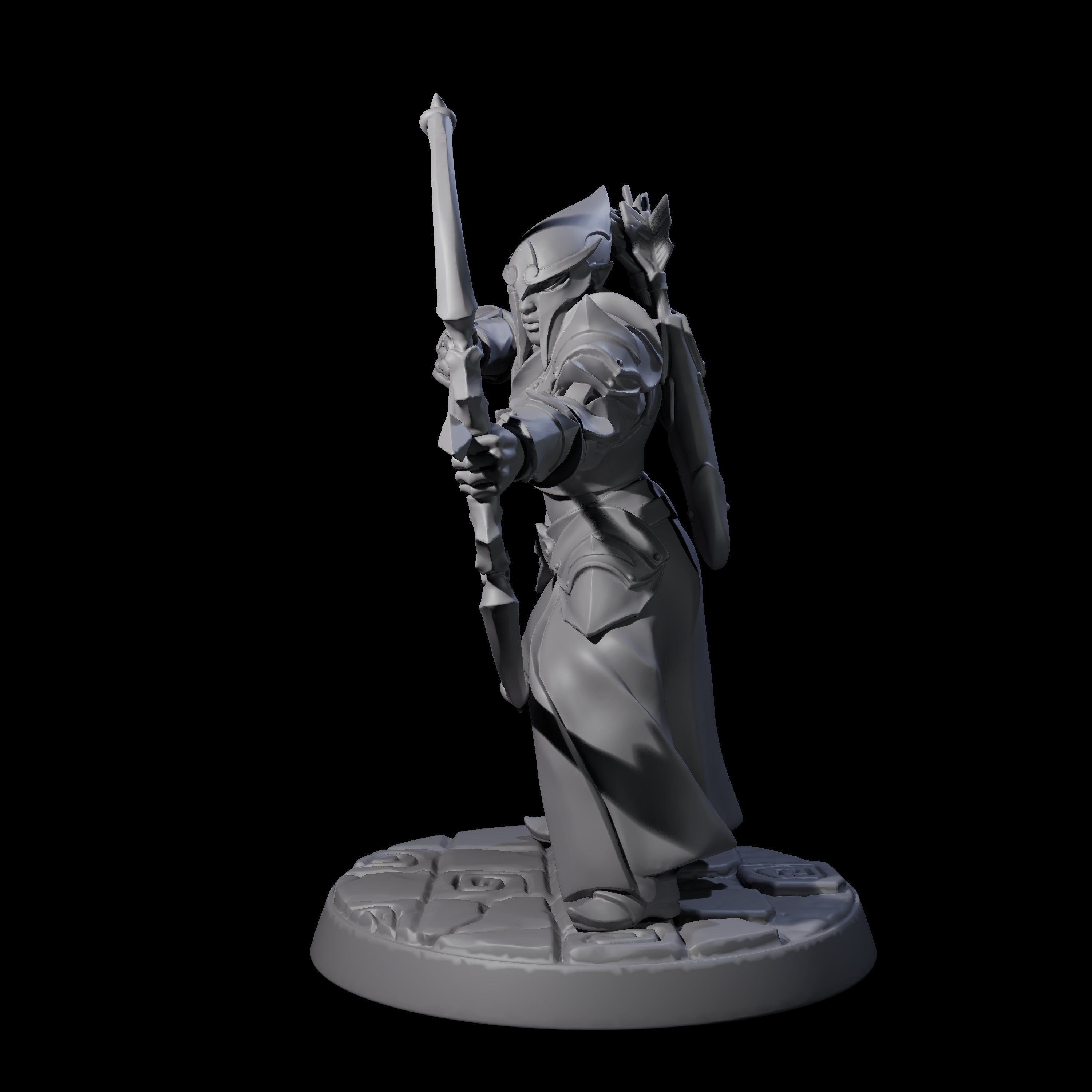 Cunning Drow E Miniature for Dungeons and Dragons, Pathfinder or other TTRPGs