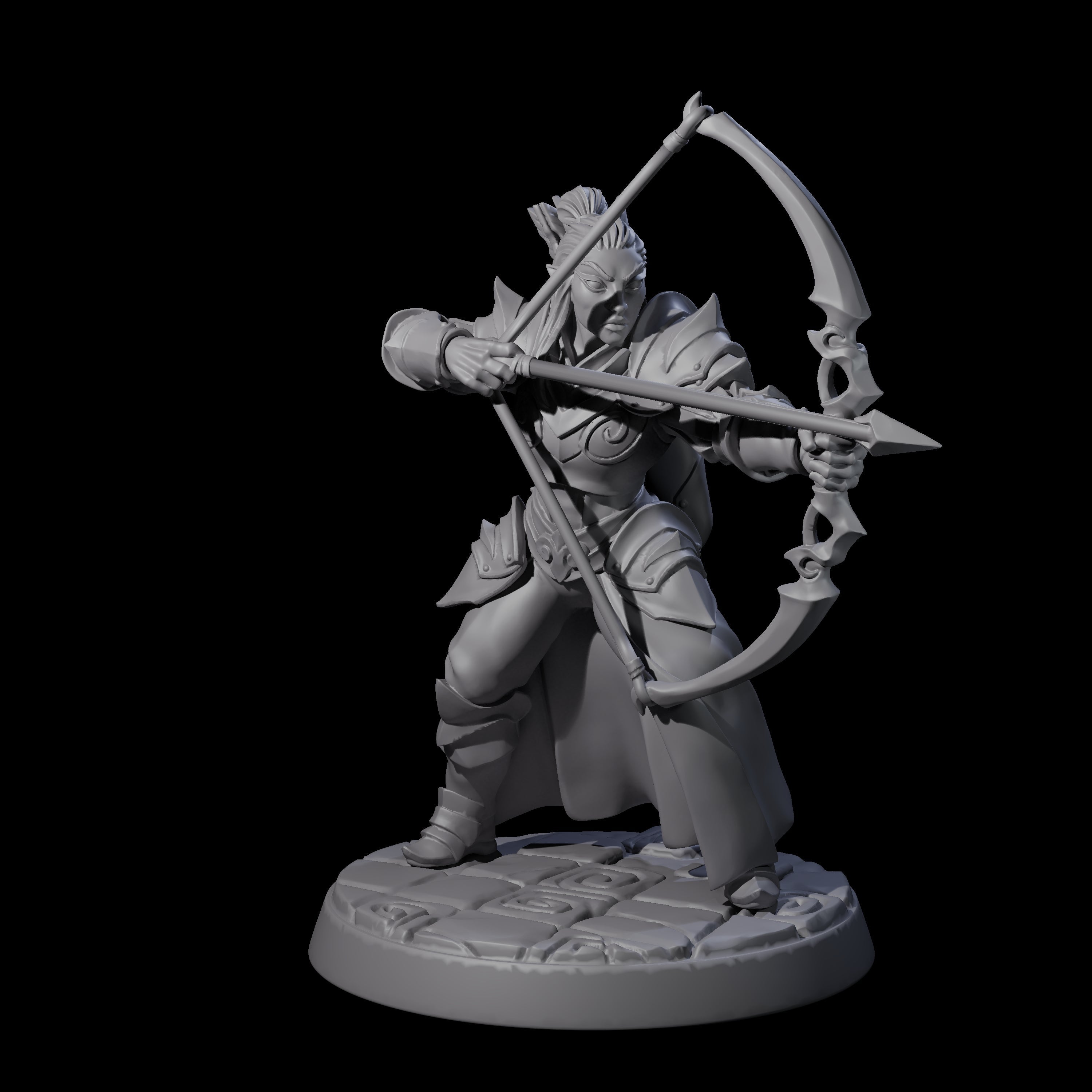 Cunning Drow E Miniature for Dungeons and Dragons, Pathfinder or other TTRPGs