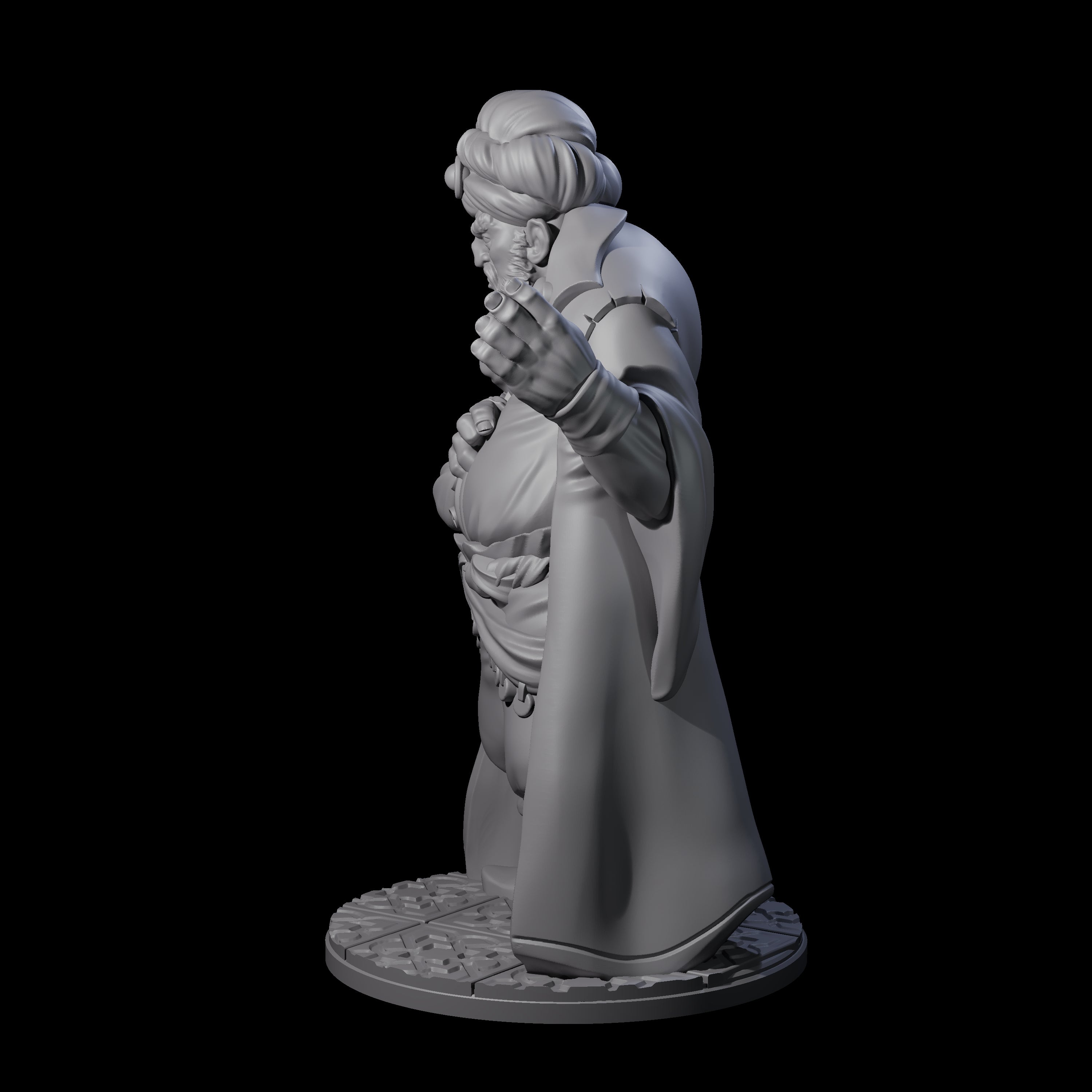 Cunning Human Merchant Miniature for Dungeons and Dragons, Pathfinder or other TTRPGs