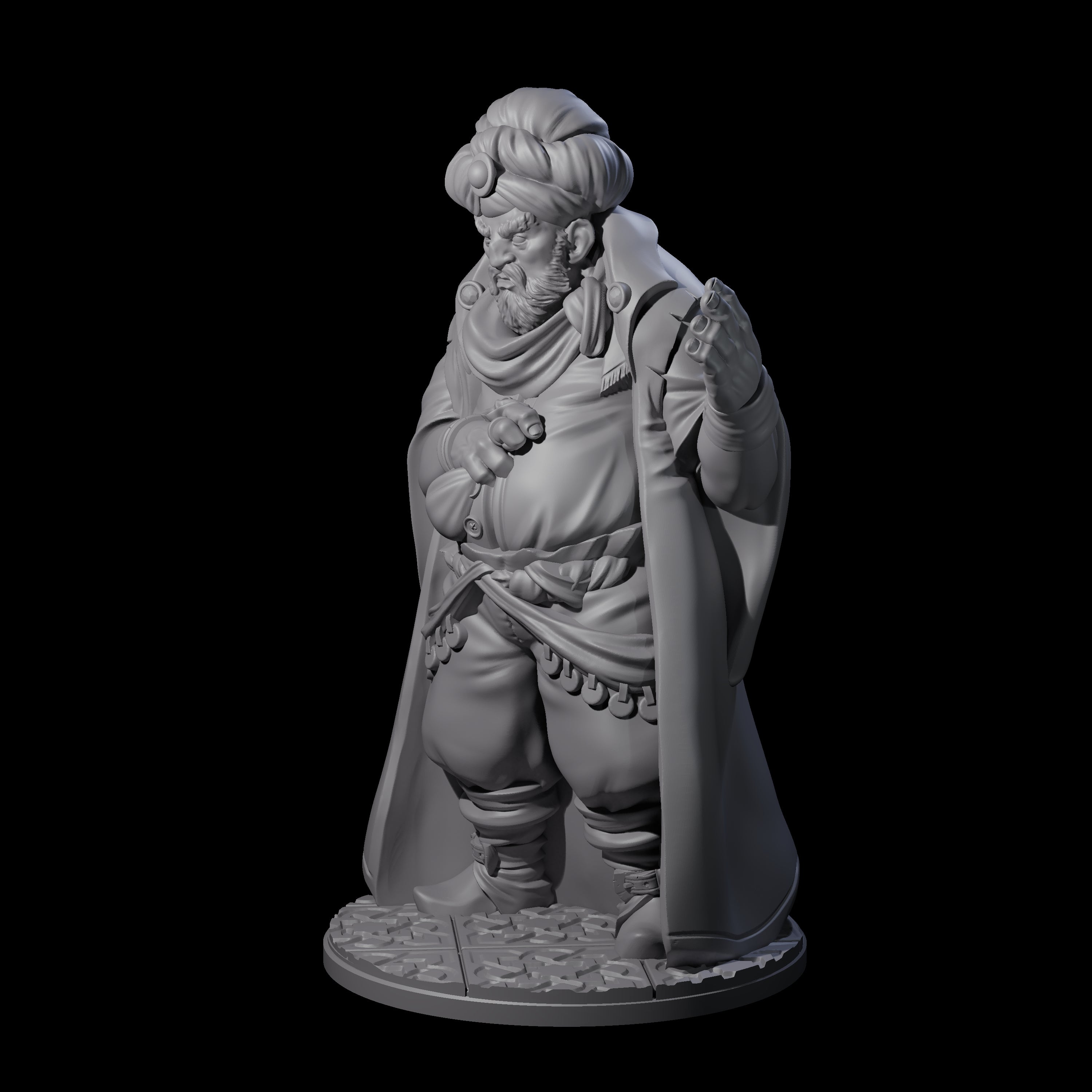 Cunning Human Merchant Miniature for Dungeons and Dragons, Pathfinder or other TTRPGs