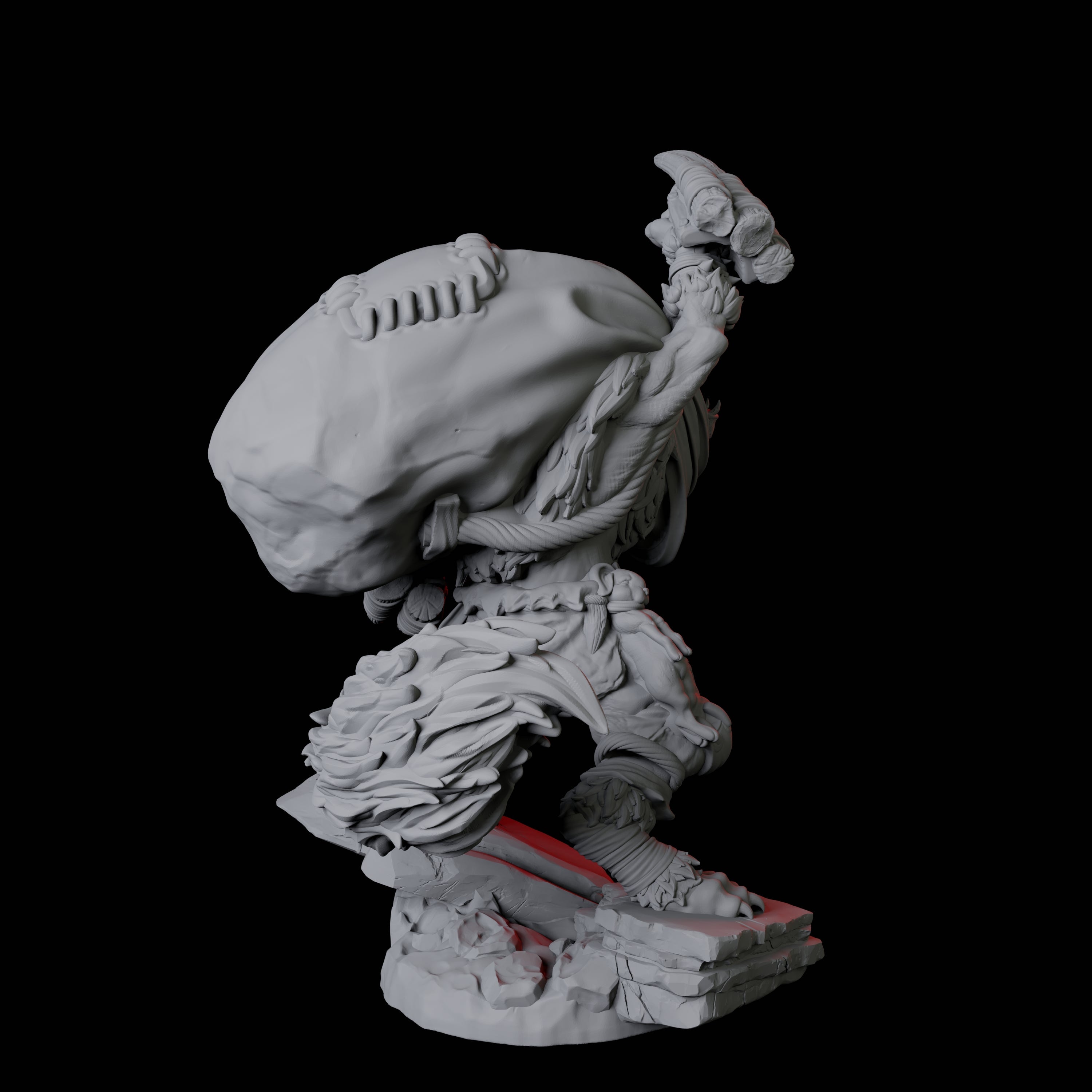 Cunning Kitsune Fighter C Miniature for Dungeons and Dragons, Pathfinder or other TTRPGs
