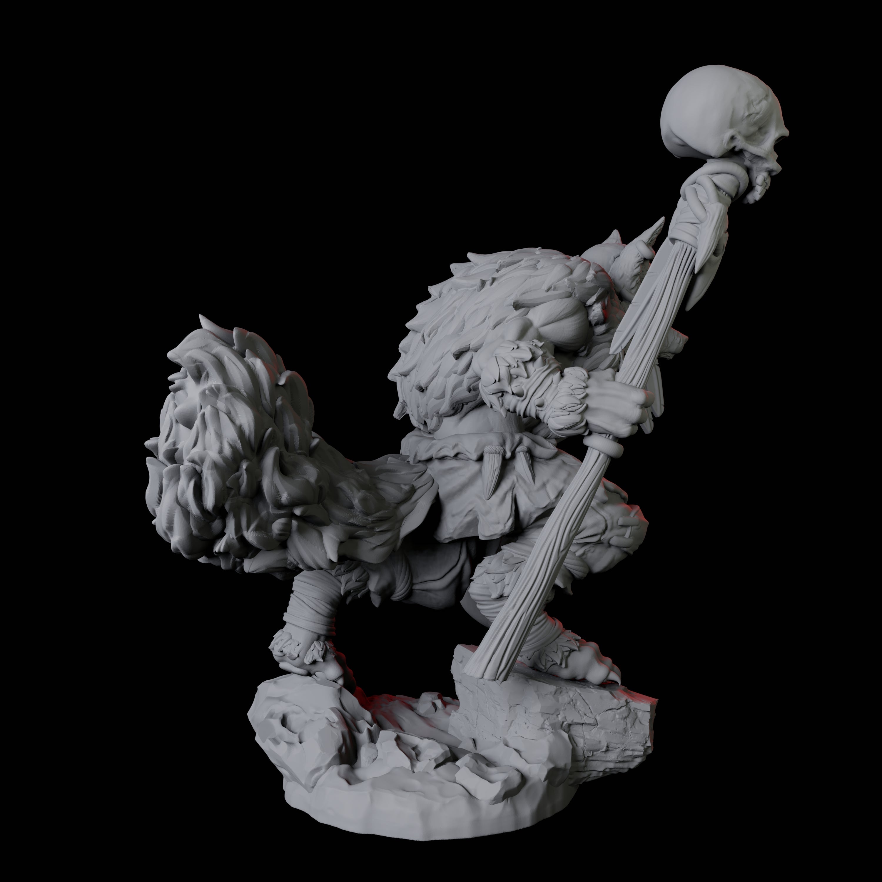 Cunning Kitsune Fighter D Miniature for Dungeons and Dragons, Pathfinder or other TTRPGs