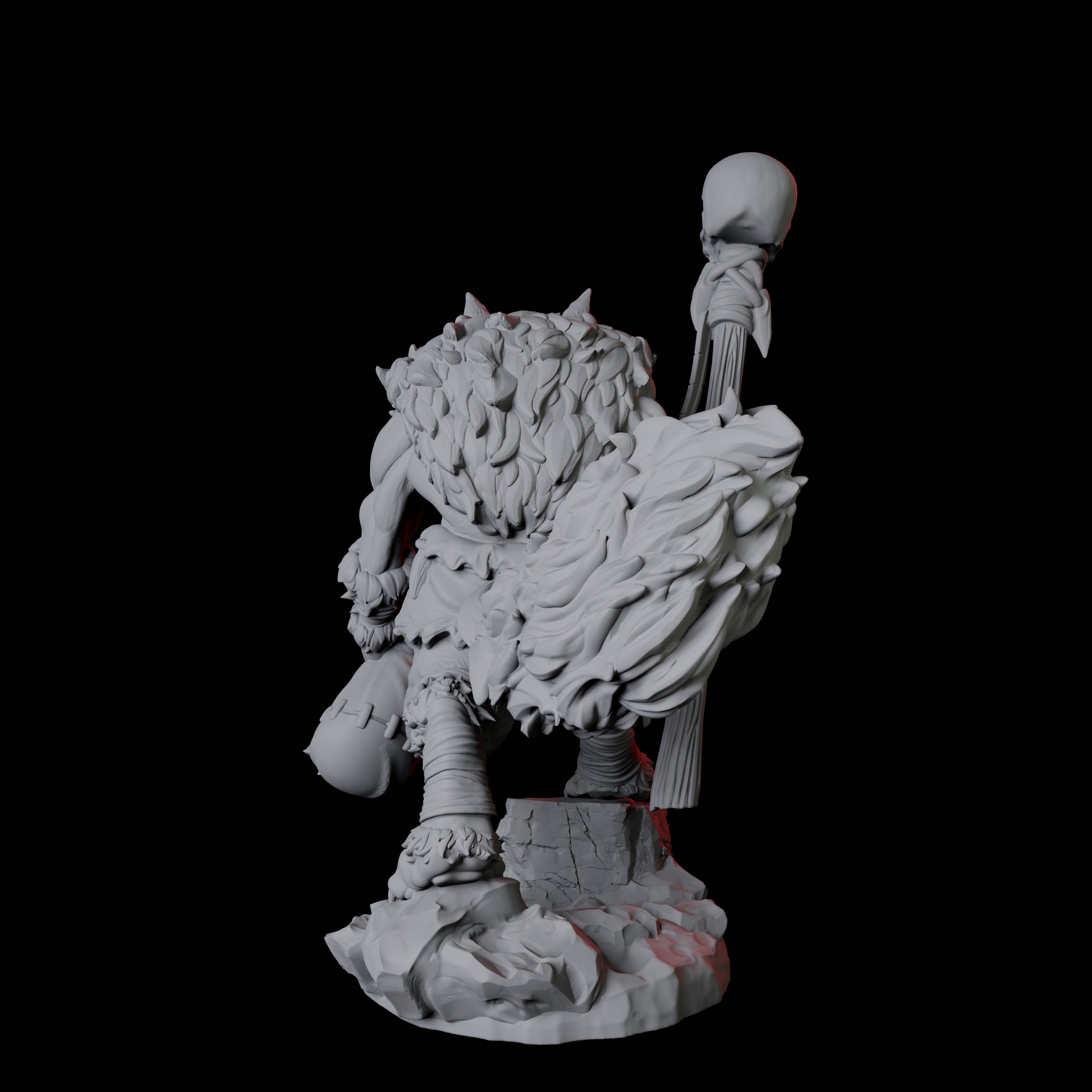 Cunning Kitsune Fighter D Miniature for Dungeons and Dragons, Pathfinder or other TTRPGs