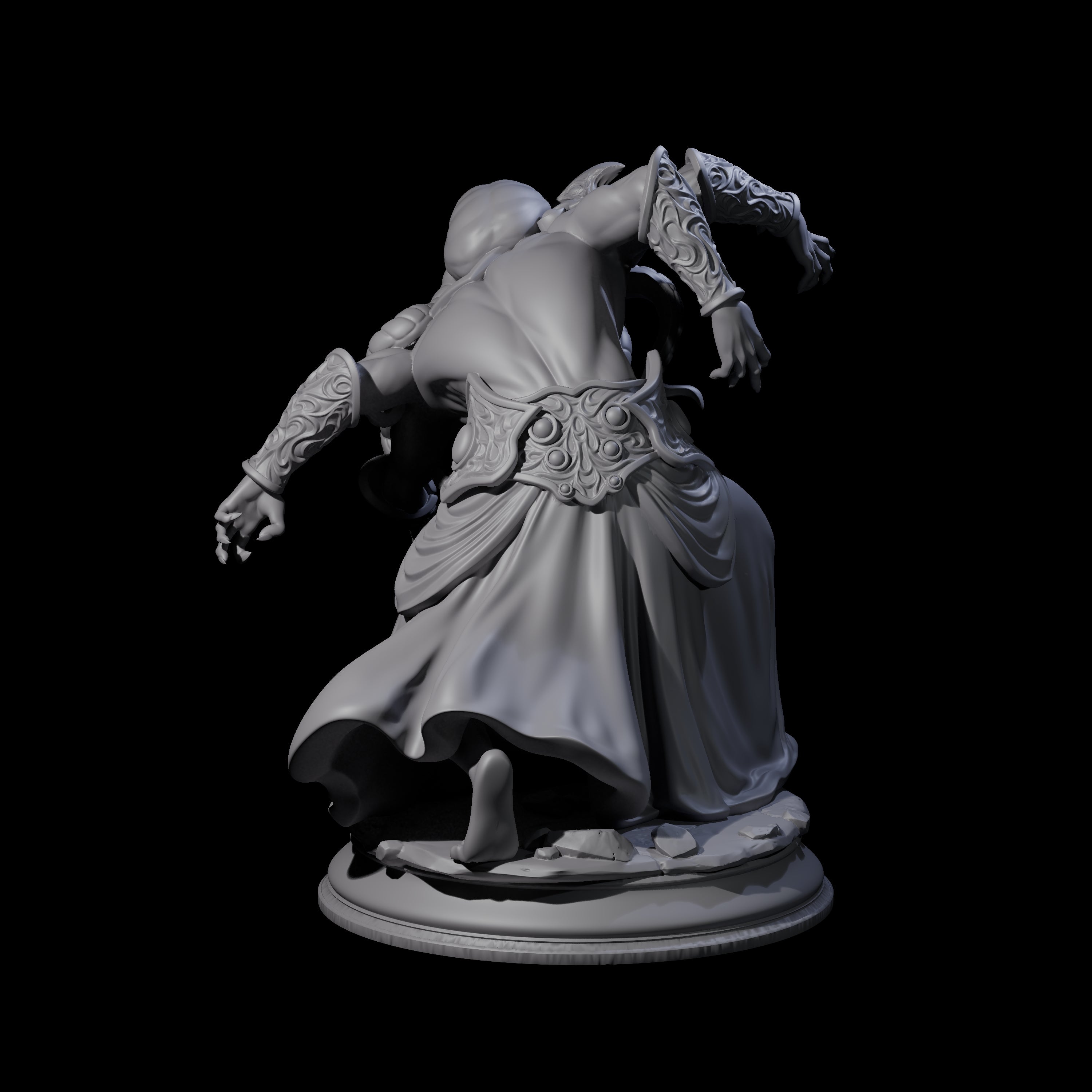 Cunning Mind Flayer A Miniature for Dungeons and Dragons, Pathfinder or other TTRPGs
