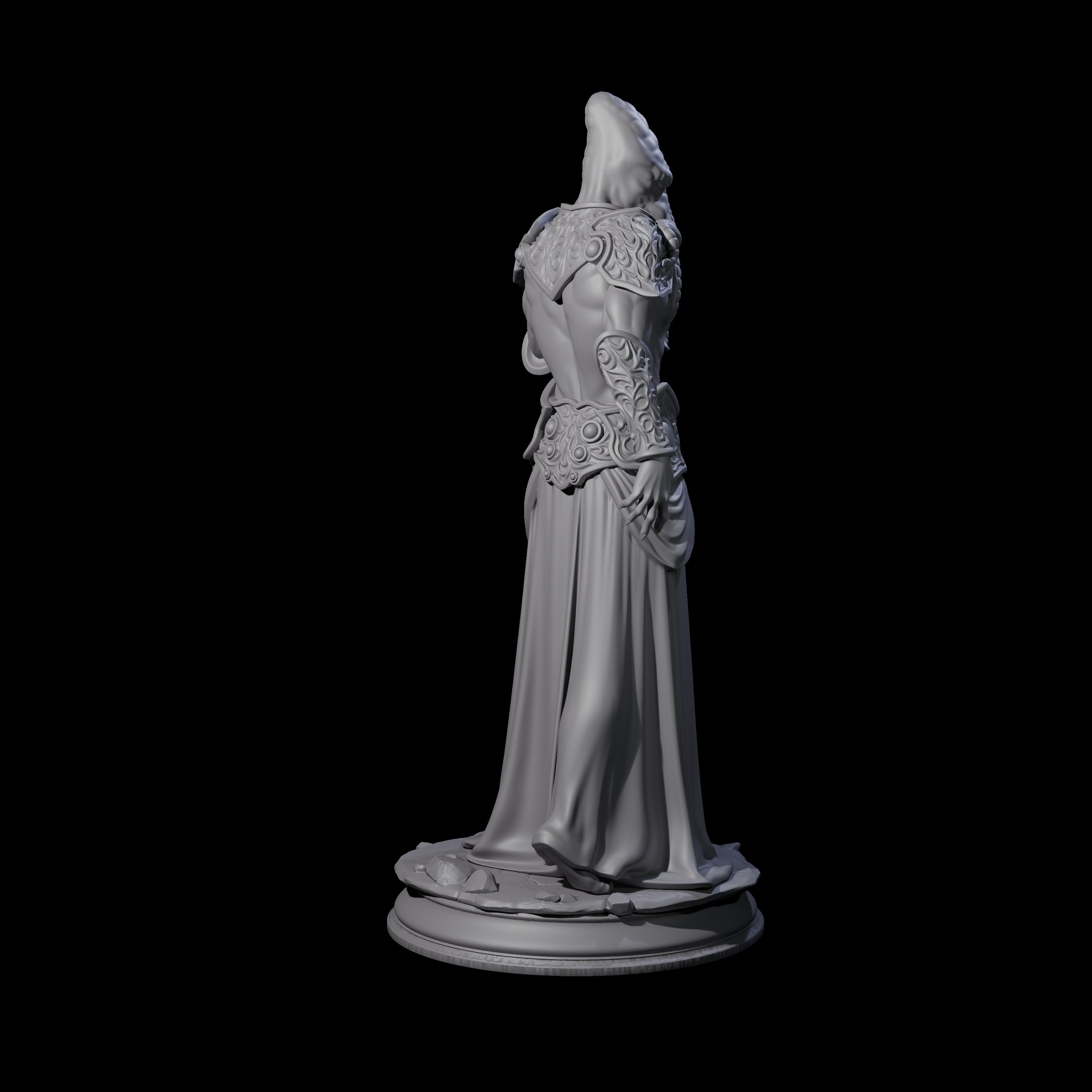Cunning Mind Flayer C Miniature for Dungeons and Dragons, Pathfinder or other TTRPGs
