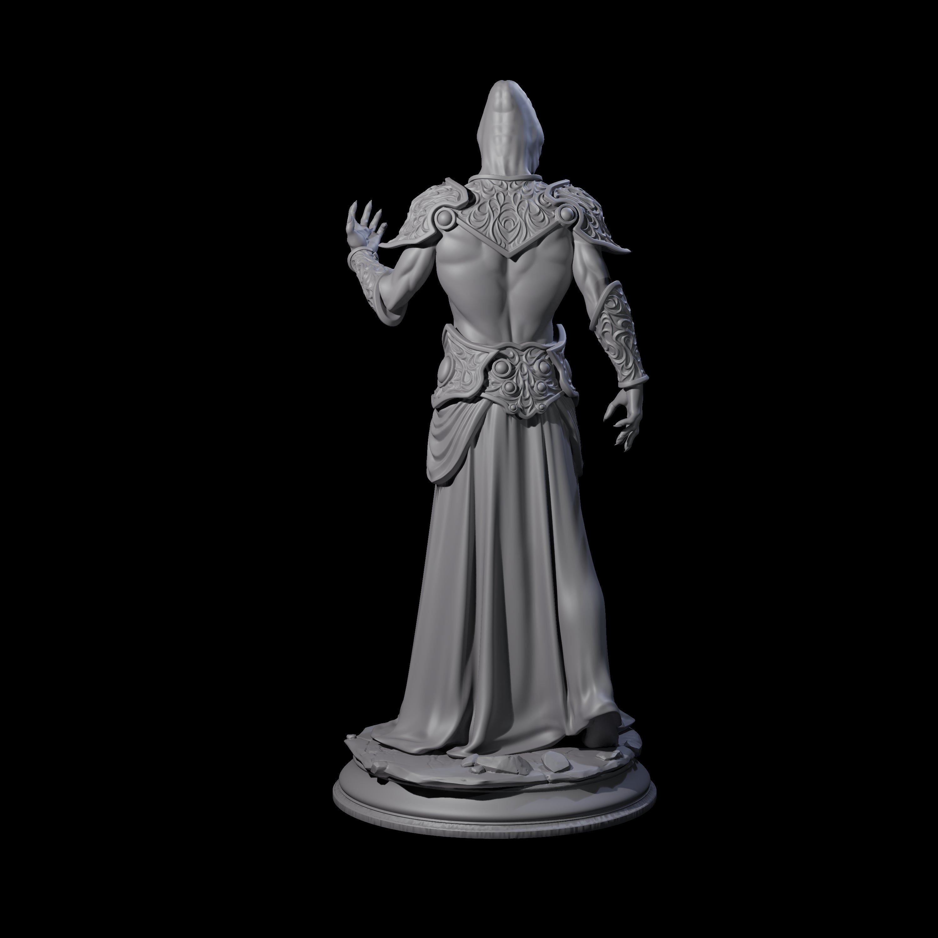 Cunning Mind Flayer C Miniature for Dungeons and Dragons, Pathfinder or other TTRPGs