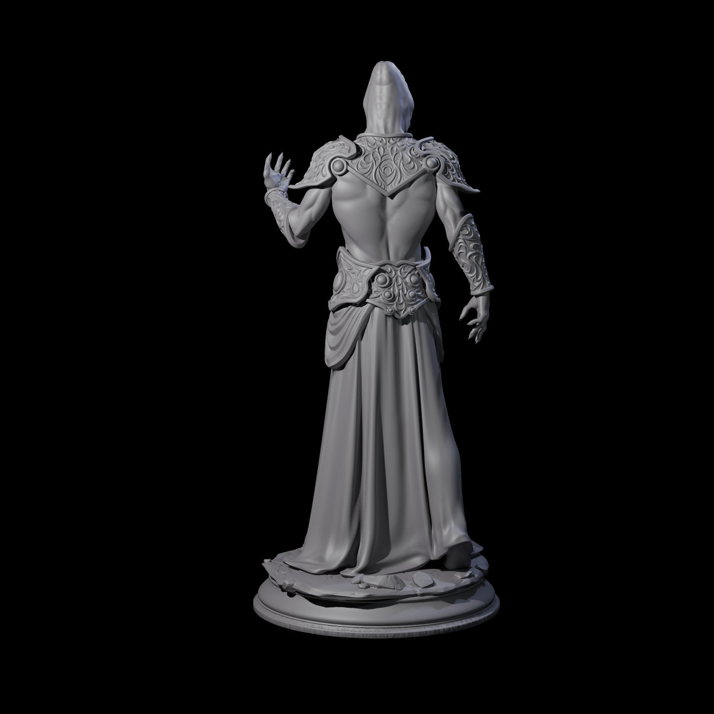 Cunning Mind Flayer C Miniature for Dungeons and Dragons, Pathfinder or other TTRPGs