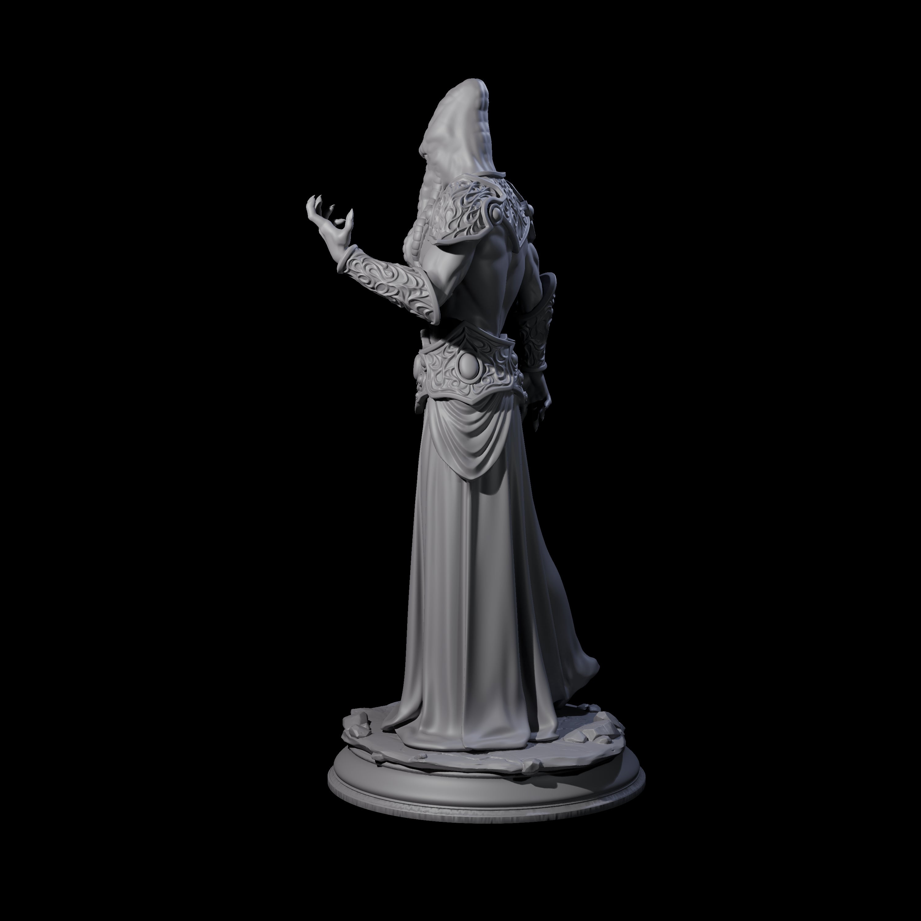 Cunning Mind Flayer C Miniature for Dungeons and Dragons, Pathfinder or other TTRPGs