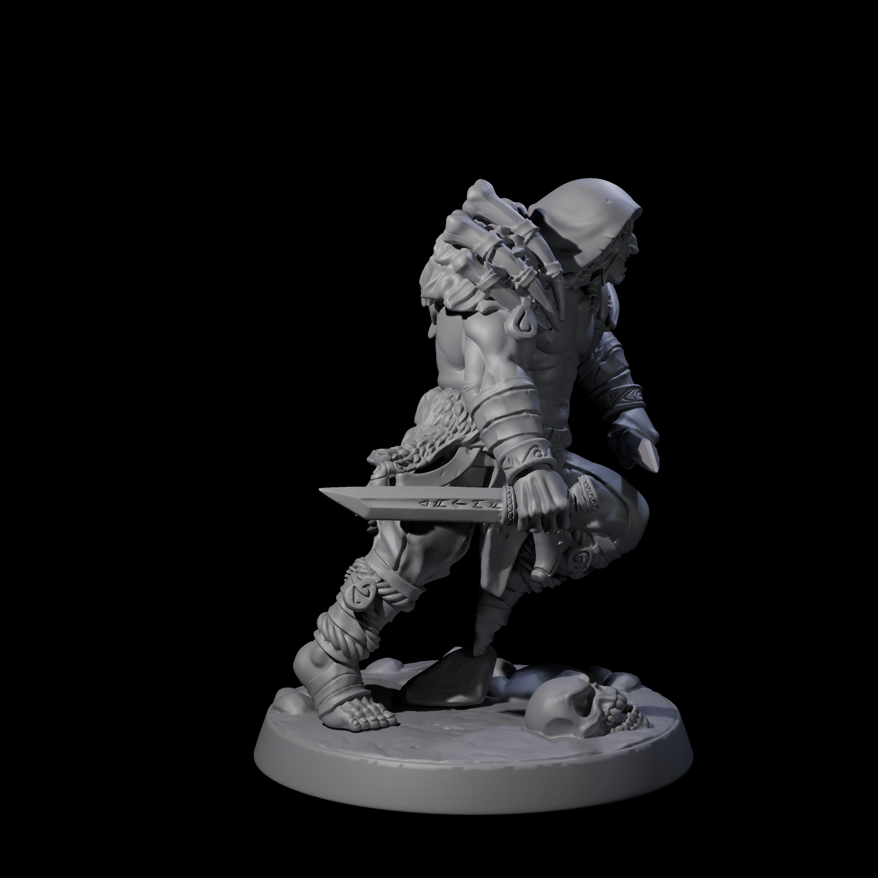Cunning Northmen Rogues and Wizard C Miniature for Dungeons and Dragons, Pathfinder or other TTRPGs