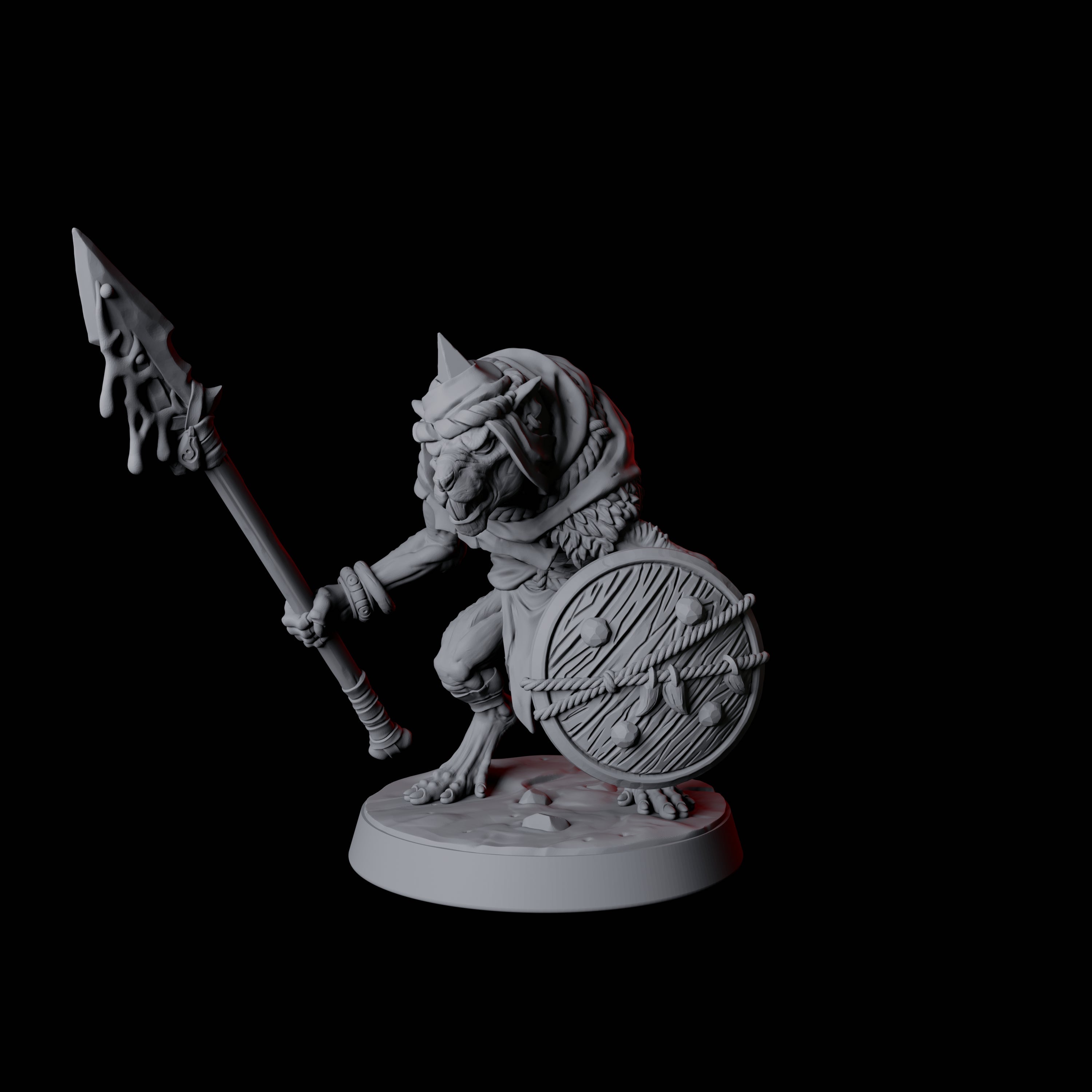 Cunning Ratfolk Soldier A Miniature for Dungeons and Dragons, Pathfinder or other TTRPGs