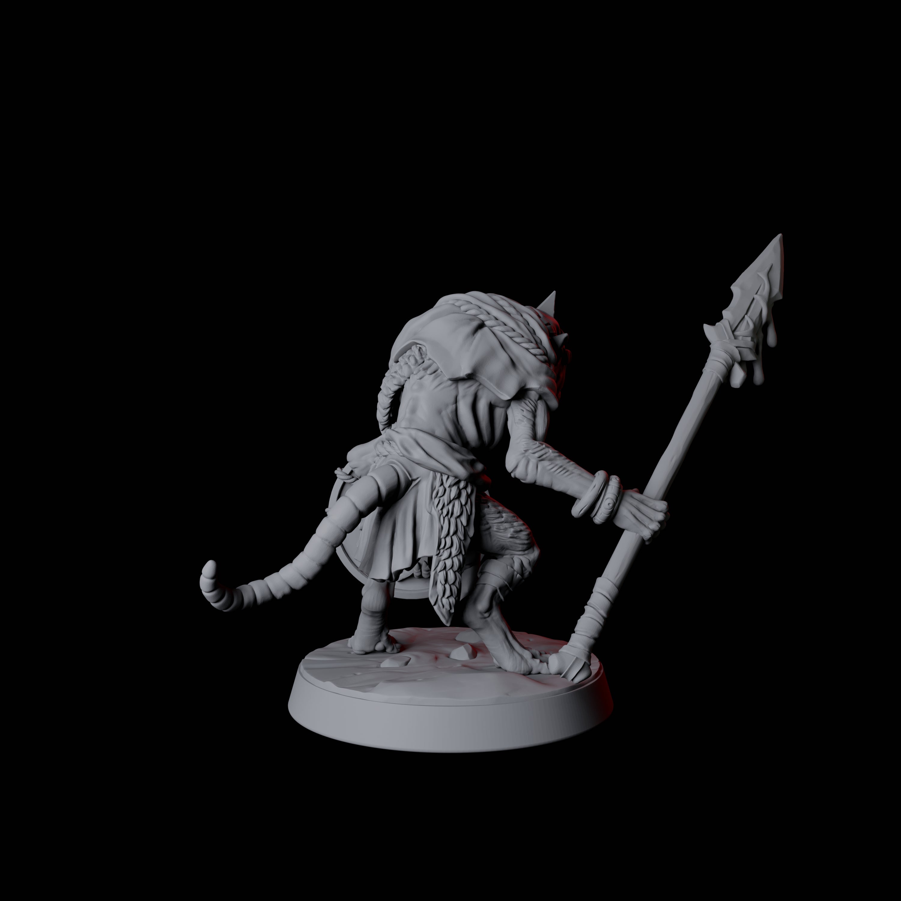 Cunning Ratfolk Soldier A Miniature for Dungeons and Dragons, Pathfinder or other TTRPGs