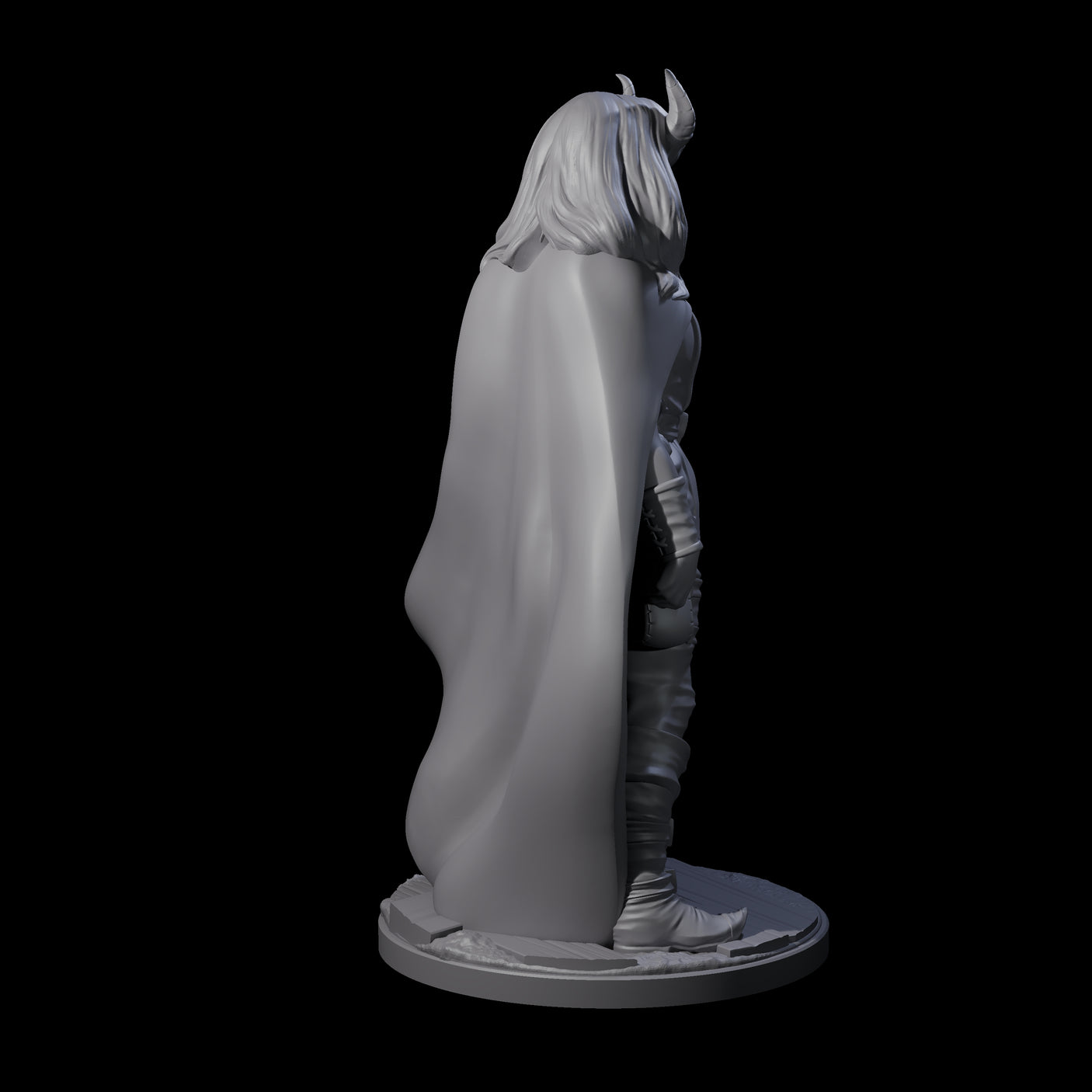 Cunning Tiefling Rogue Miniature for Dungeons and Dragons, Pathfinder or other TTRPGs