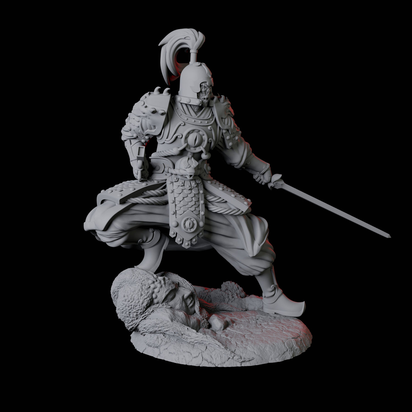 Cunning Yuan-Ti Warrior A Miniature for Dungeons and Dragons, Pathfinder or other TTRPGs