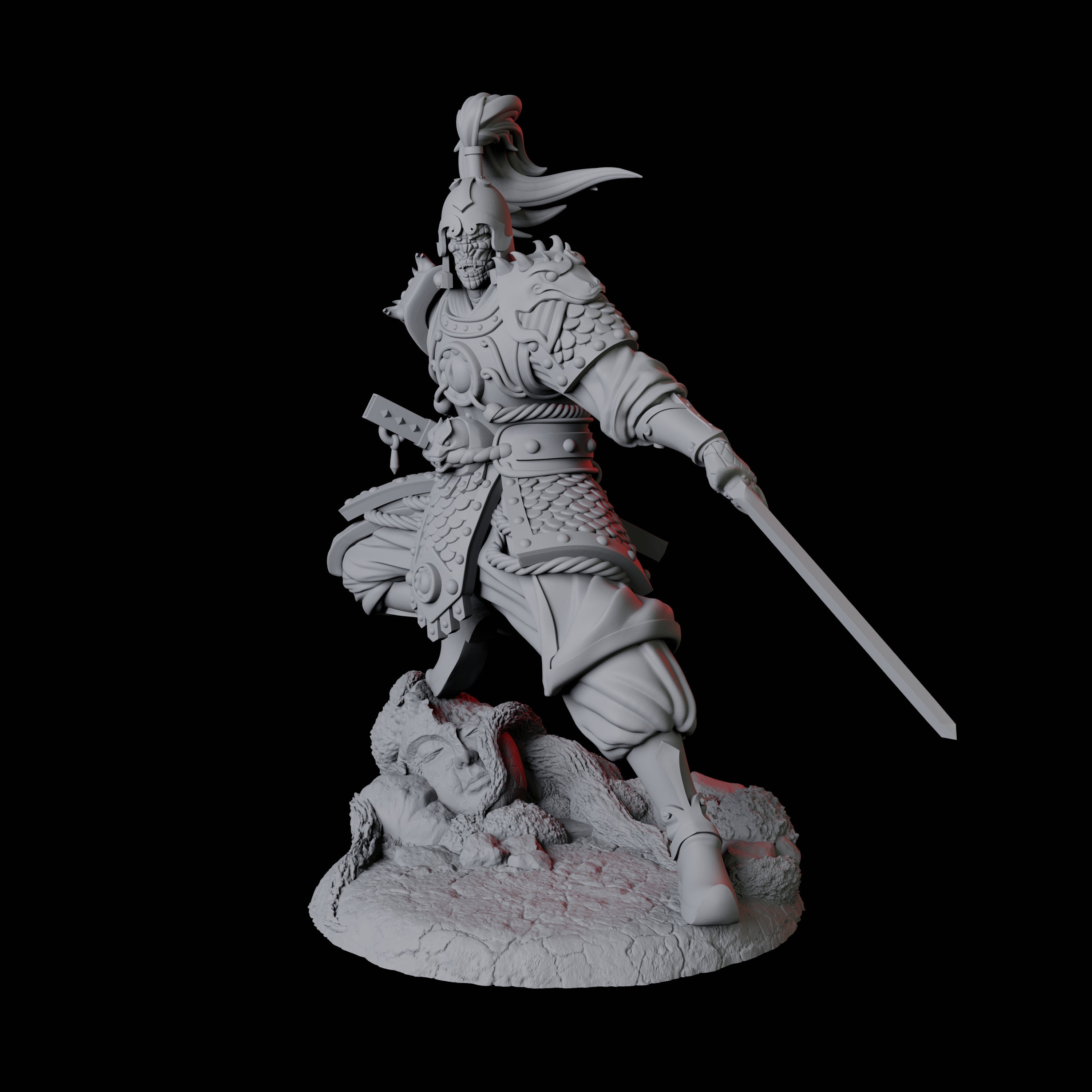 Cunning Yuan-Ti Warrior A Miniature for Dungeons and Dragons, Pathfinder or other TTRPGs