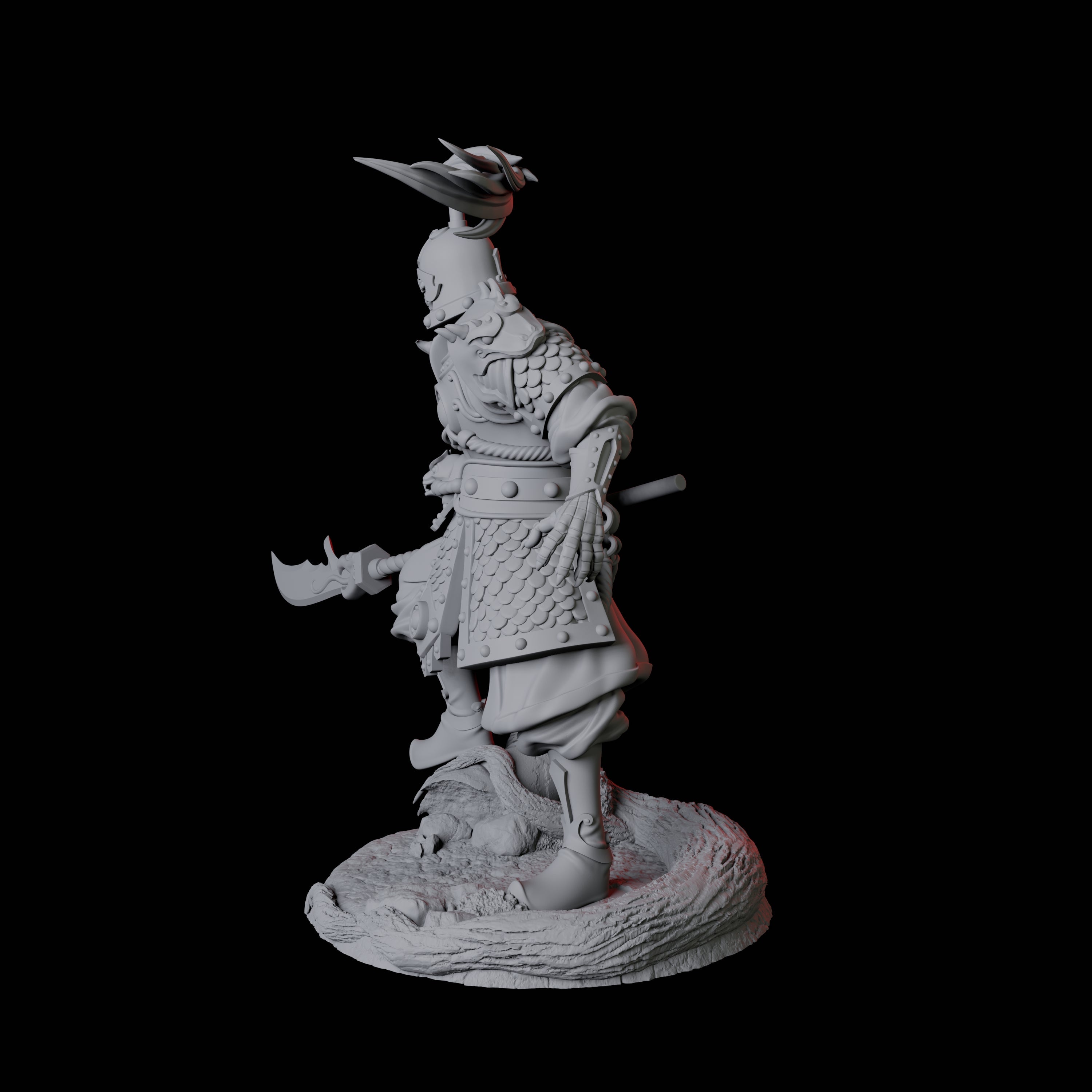Cunning Yuan-Ti Warrior B Miniature for Dungeons and Dragons, Pathfinder or other TTRPGs