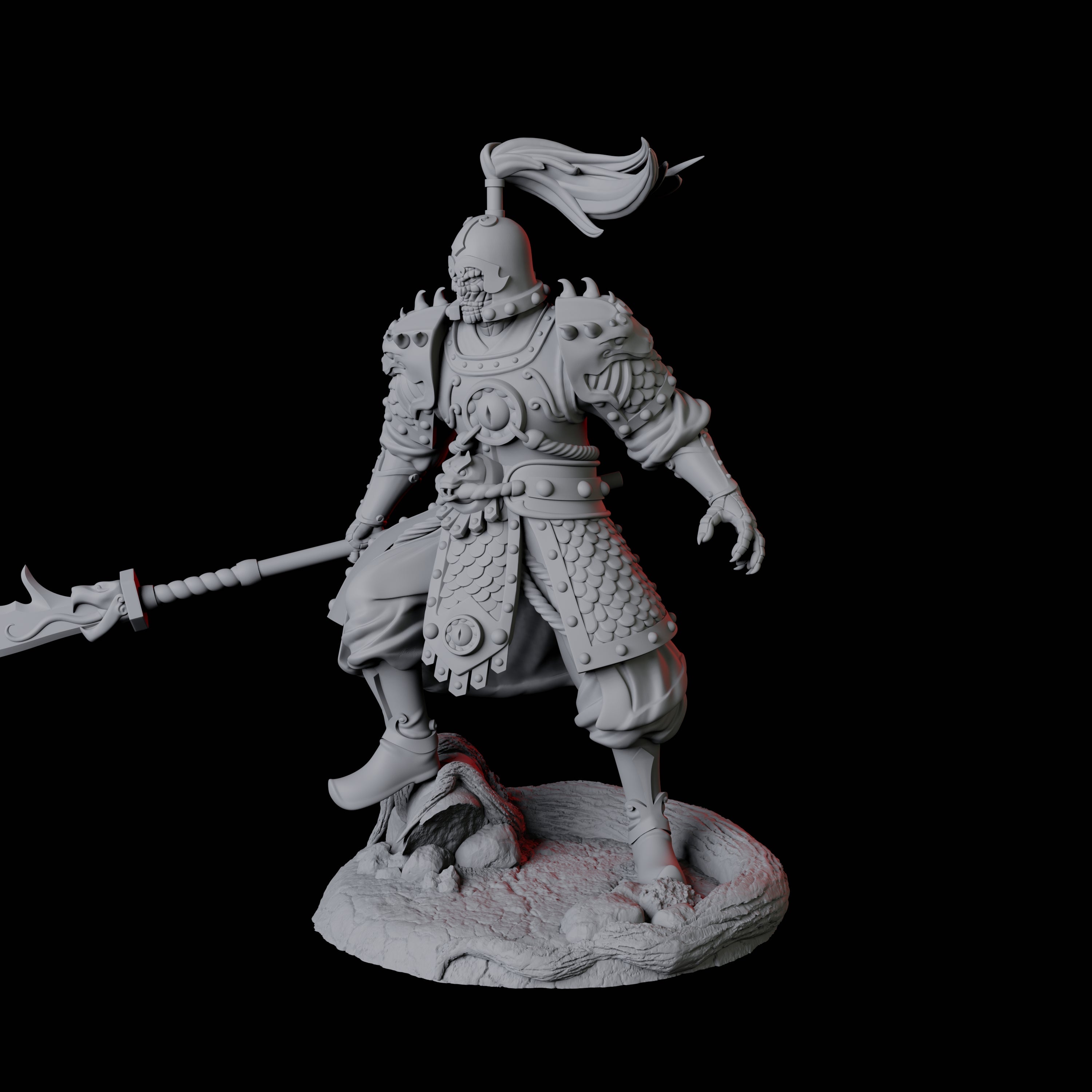 Cunning Yuan-Ti Warrior B Miniature for Dungeons and Dragons, Pathfinder or other TTRPGs