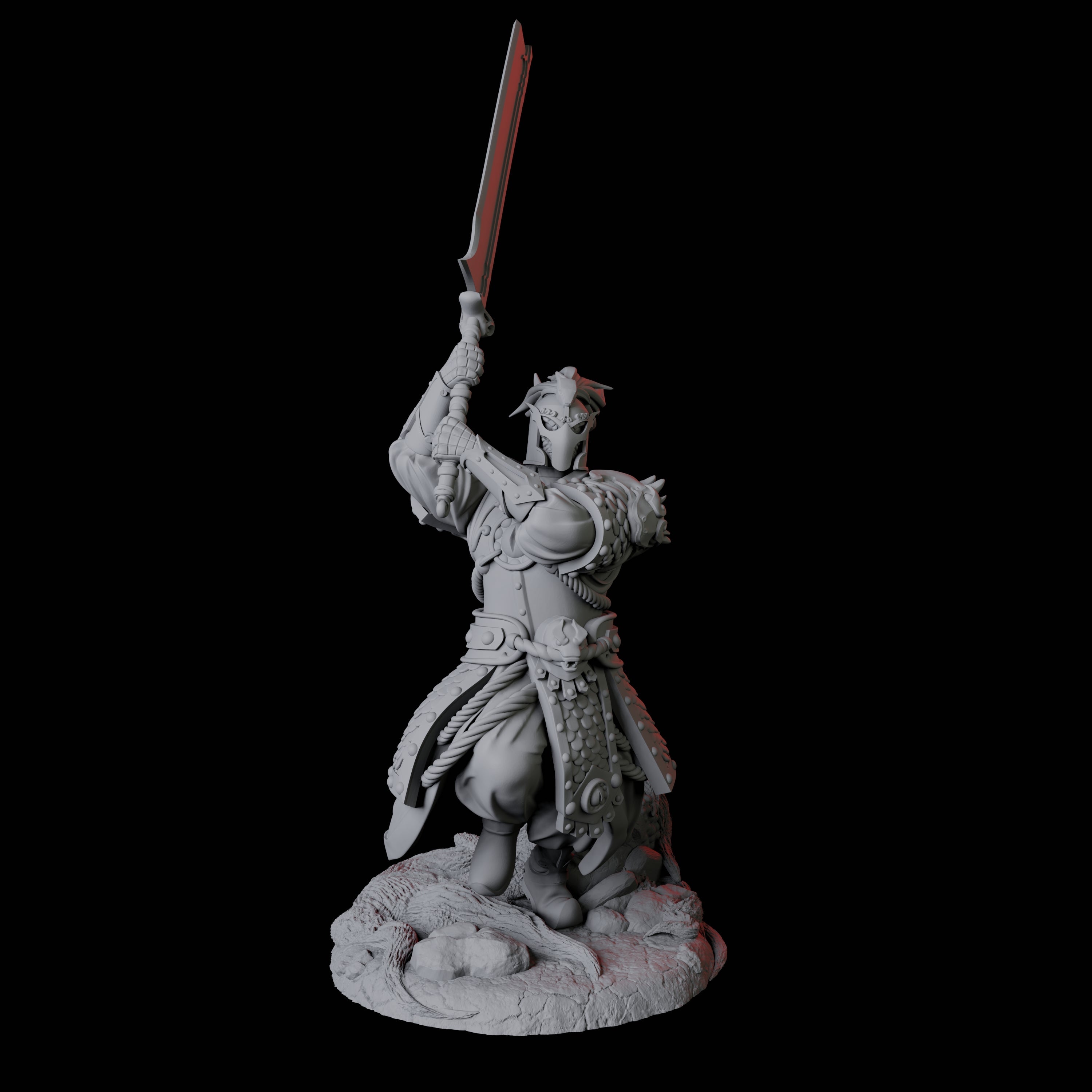 Cunning Yuan-Ti Warrior C Miniature for Dungeons and Dragons, Pathfinder or other TTRPGs