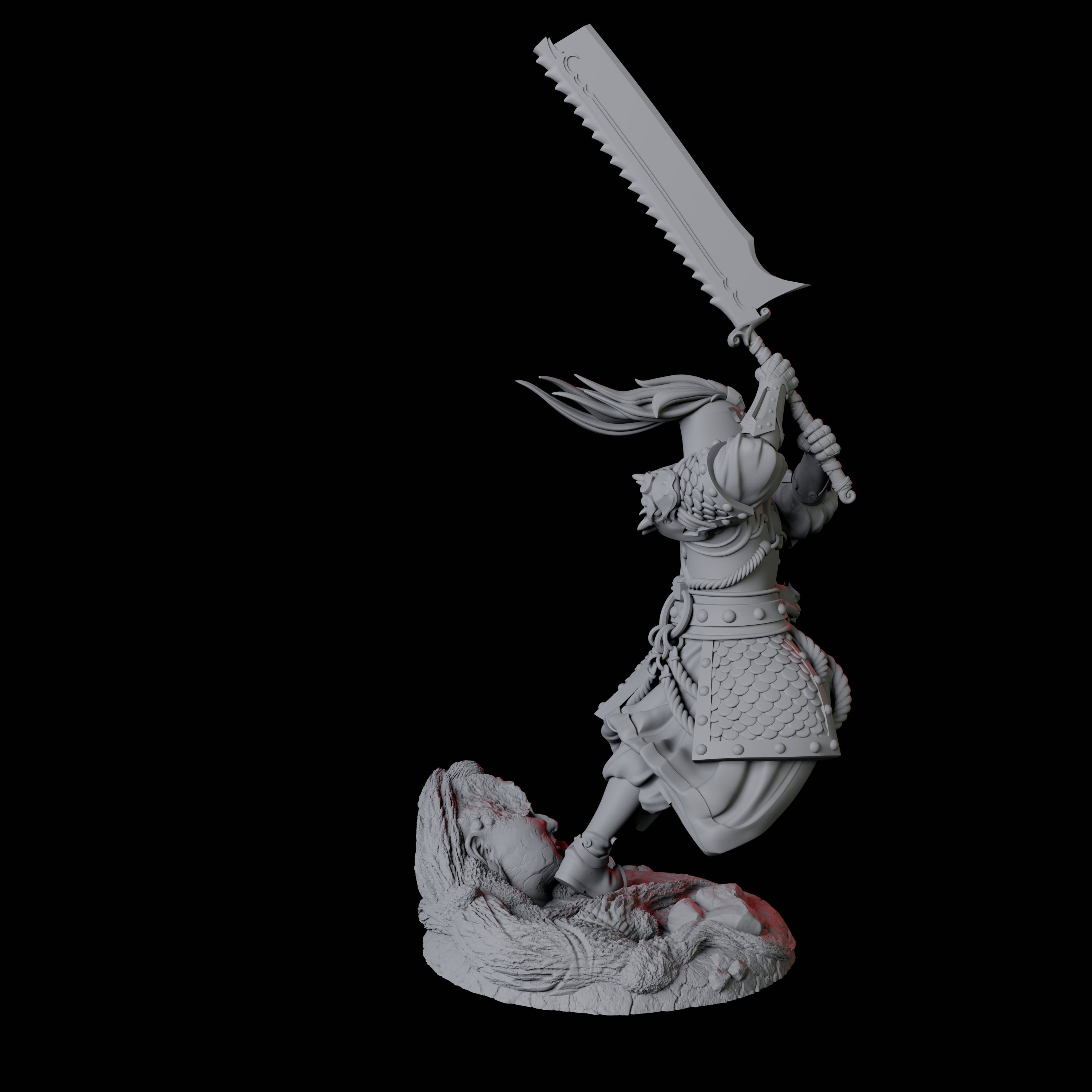 Cunning Yuan-Ti Warrior C Miniature for Dungeons and Dragons, Pathfinder or other TTRPGs