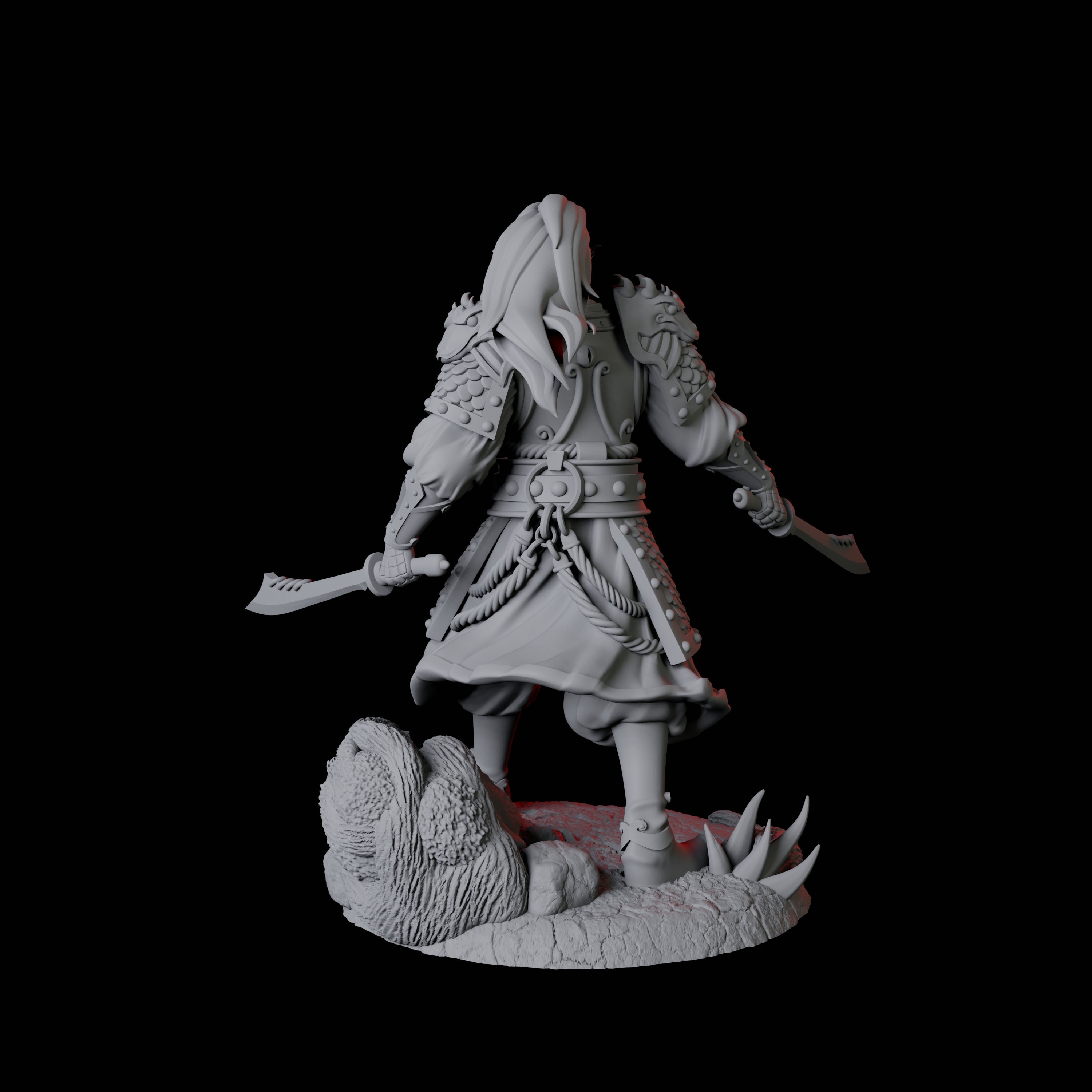 Cunning Yuan-Ti Warrior D Miniature for Dungeons and Dragons, Pathfinder or other TTRPGs
