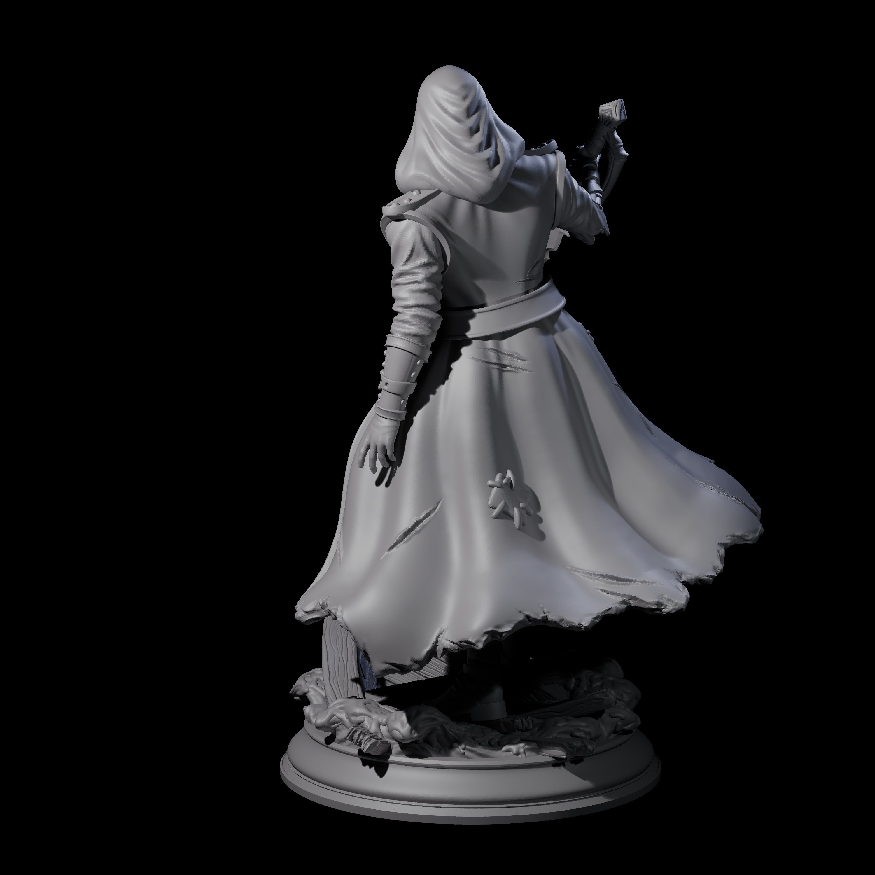 Cursed Sailor Fighter Miniature for Dungeons and Dragons, Pathfinder or other TTRPGs