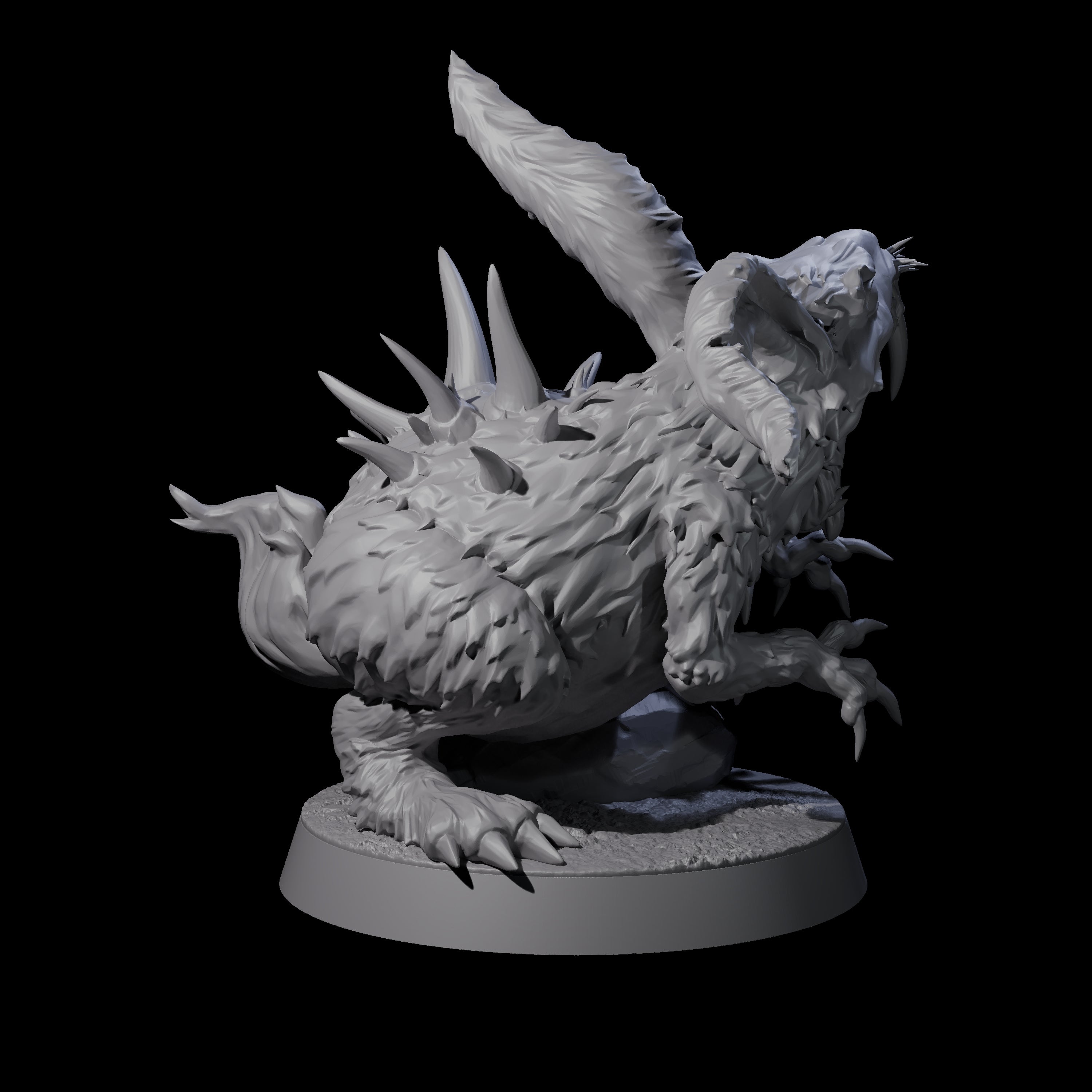 Cursed Wererabbit B Miniature for Dungeons and Dragons, Pathfinder or other TTRPGs