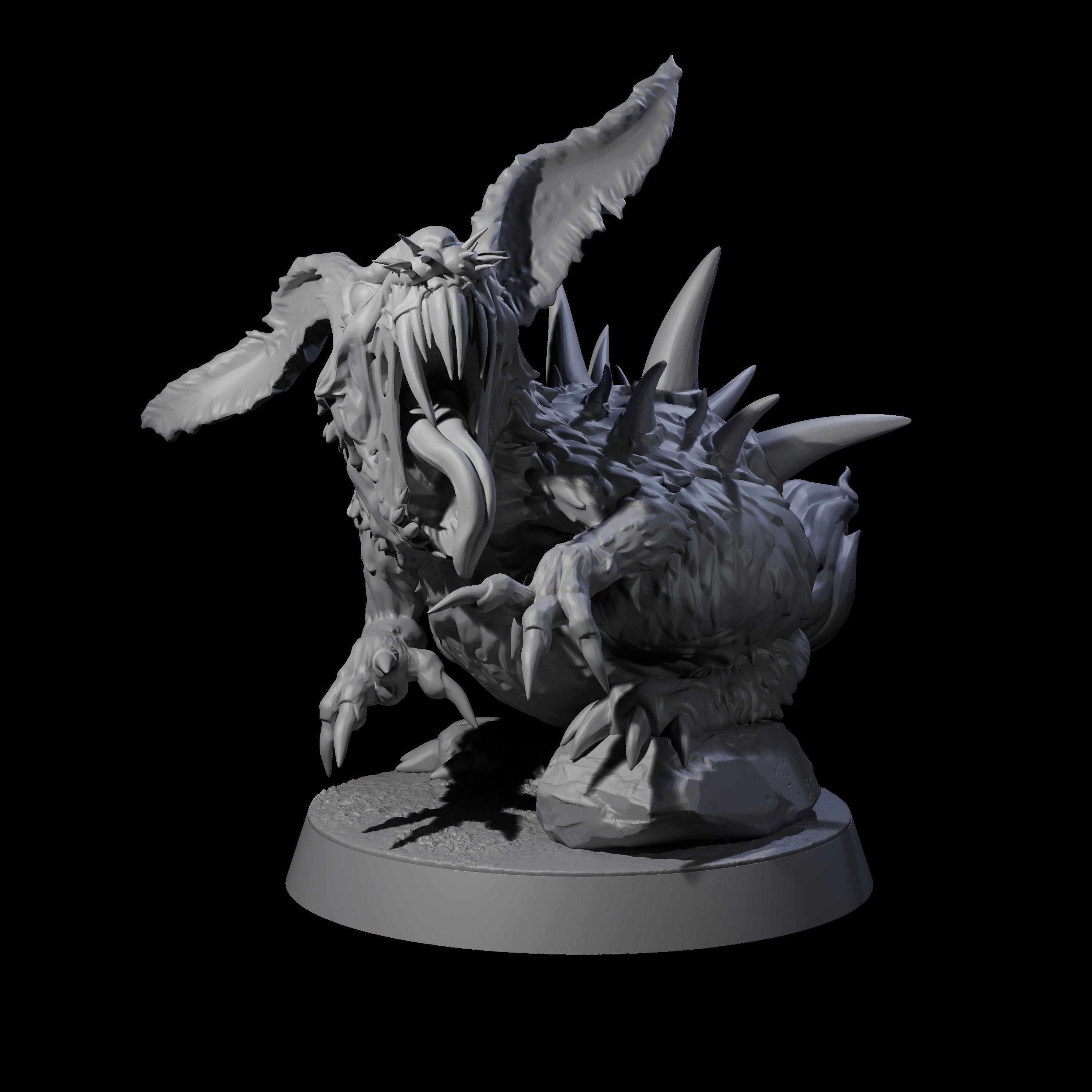 Cursed Wererabbit B Miniature for Dungeons and Dragons, Pathfinder or other TTRPGs