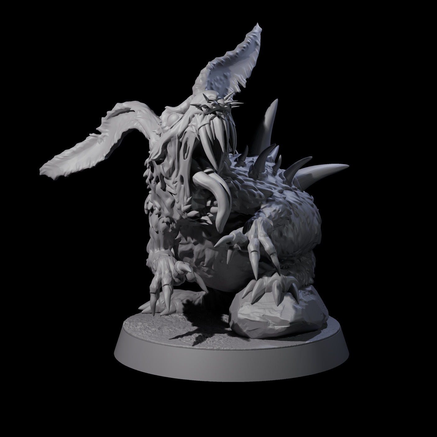 Cursed Wererabbit B Miniature for Dungeons and Dragons, Pathfinder or other TTRPGs
