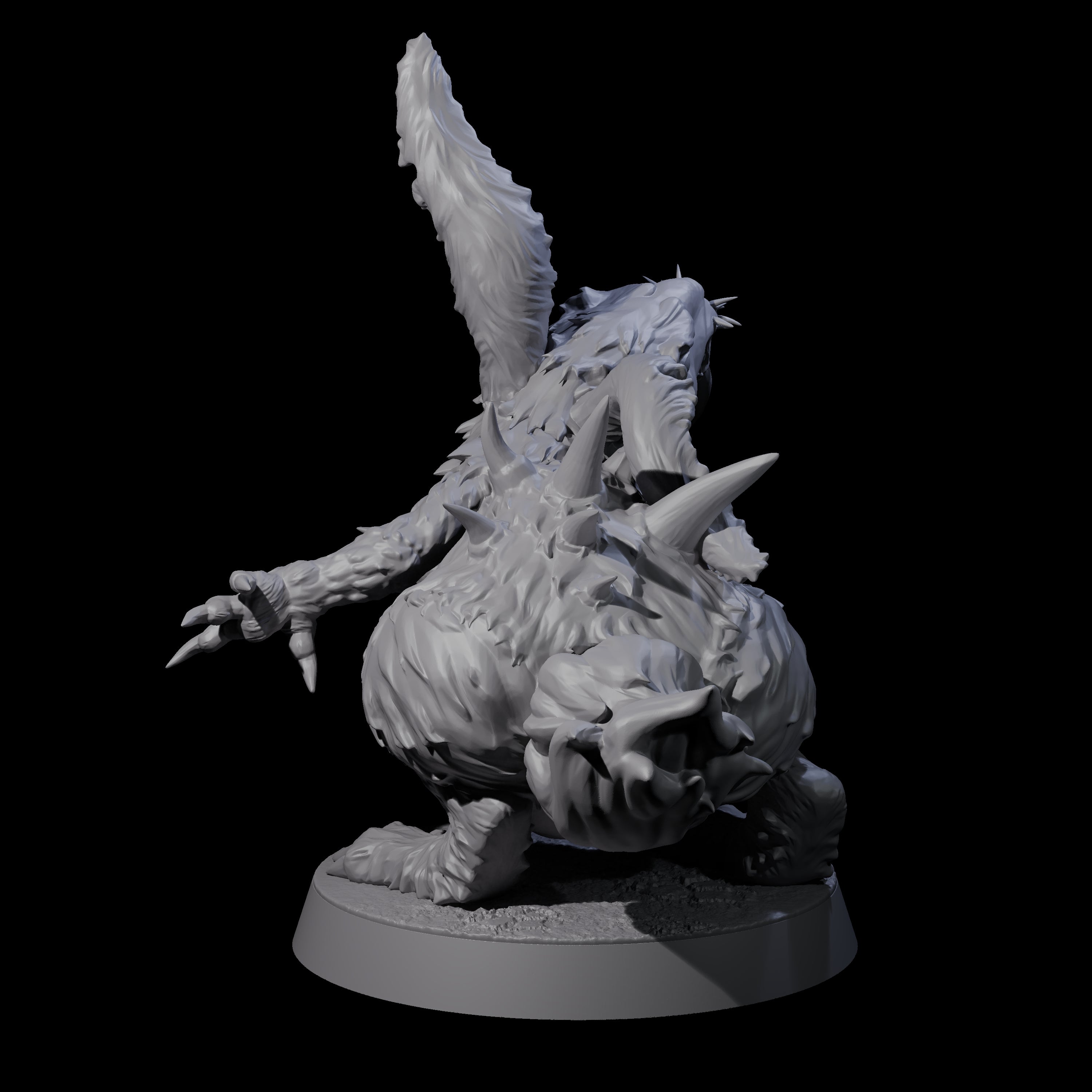 Cursed Wererabbit C Miniature for Dungeons and Dragons, Pathfinder or other TTRPGs