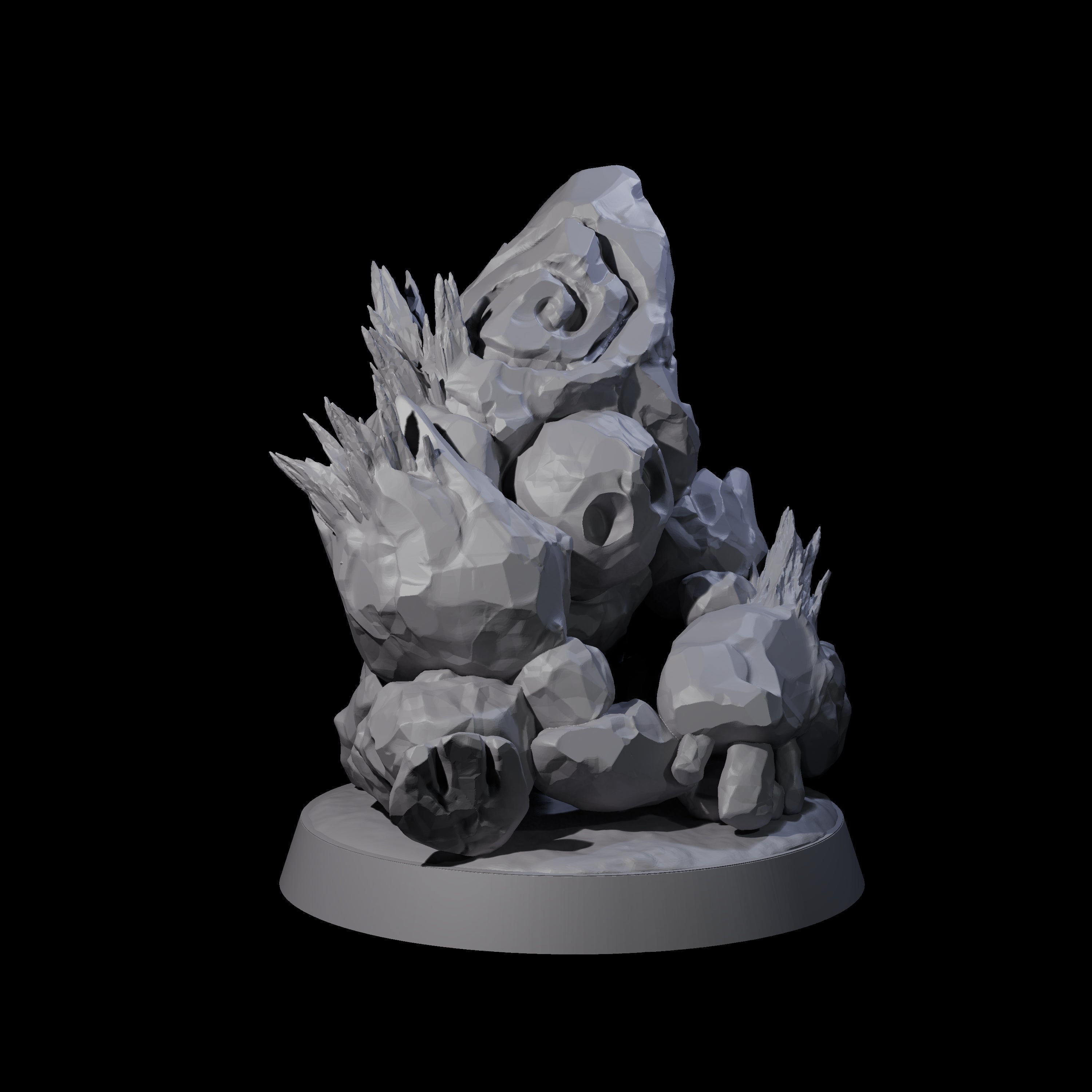 Cute Baby Ice Elemental A Miniature for Dungeons and Dragons, Pathfinder or other TTRPGs