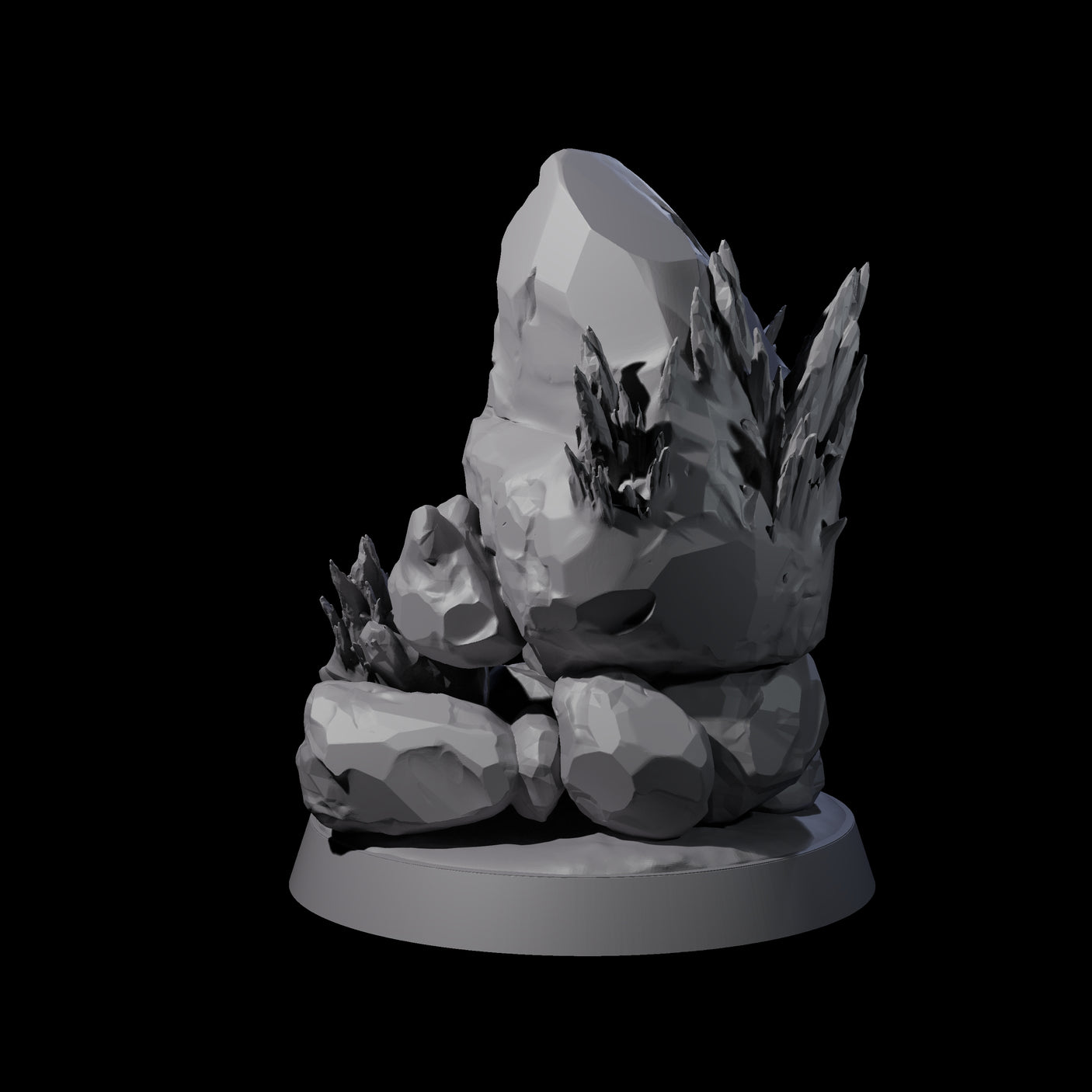 Cute Baby Ice Elemental A Miniature for Dungeons and Dragons, Pathfinder or other TTRPGs