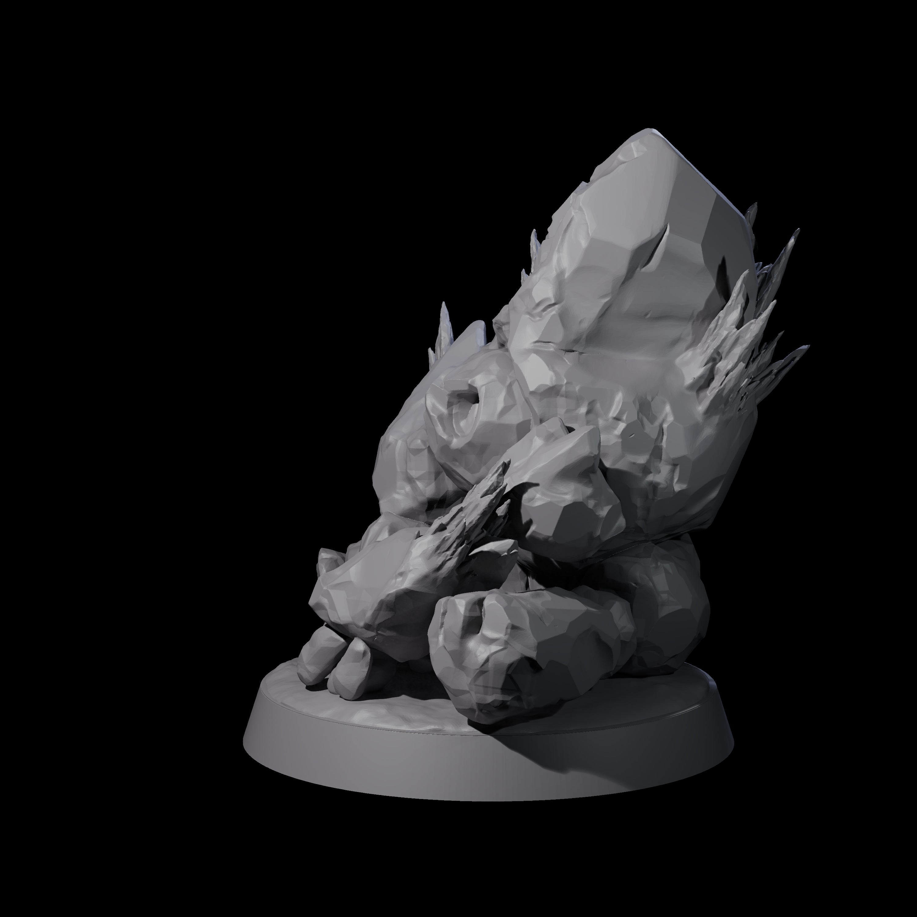 Cute Baby Ice Elemental A Miniature for Dungeons and Dragons, Pathfinder or other TTRPGs