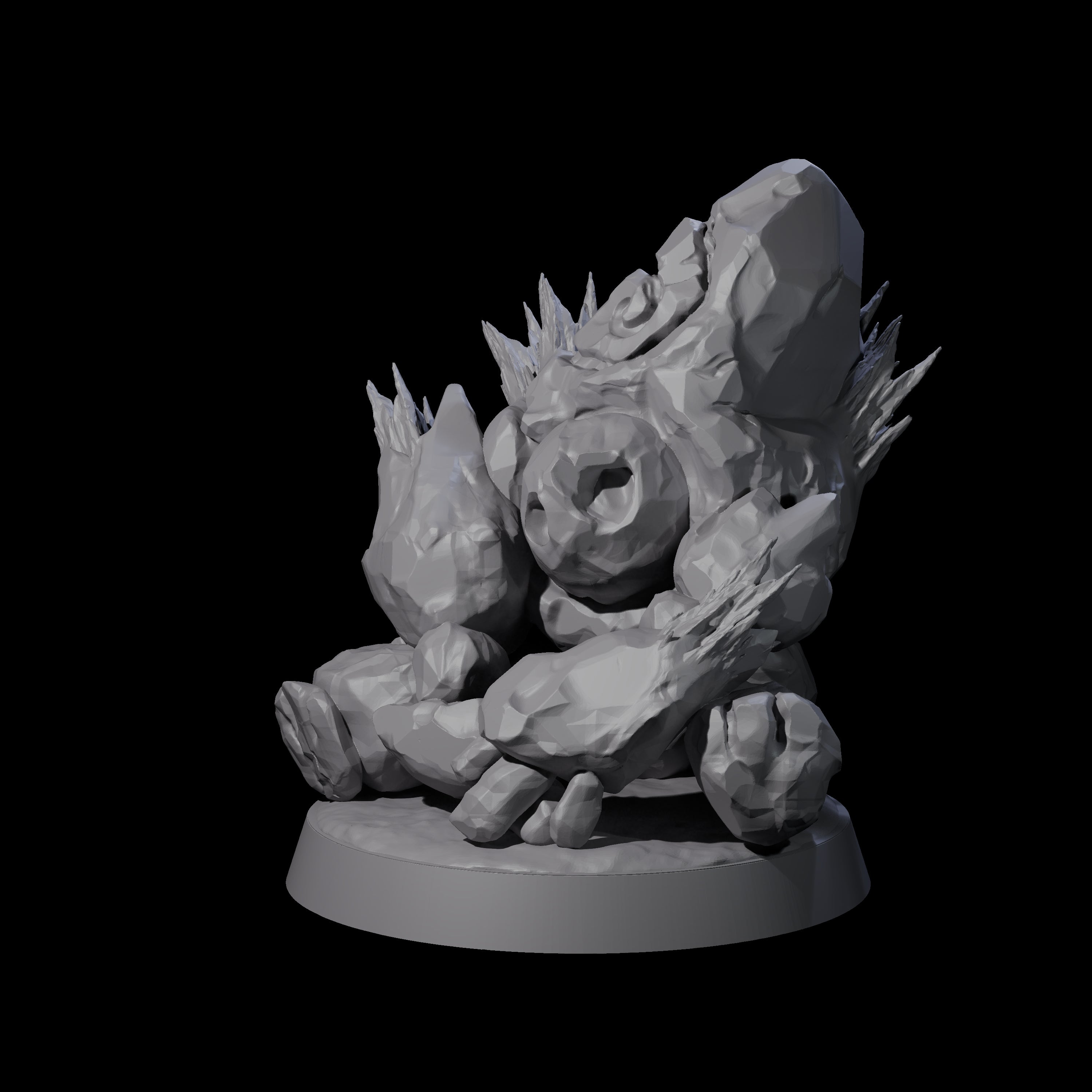 Cute Baby Ice Elemental A Miniature for Dungeons and Dragons, Pathfinder or other TTRPGs