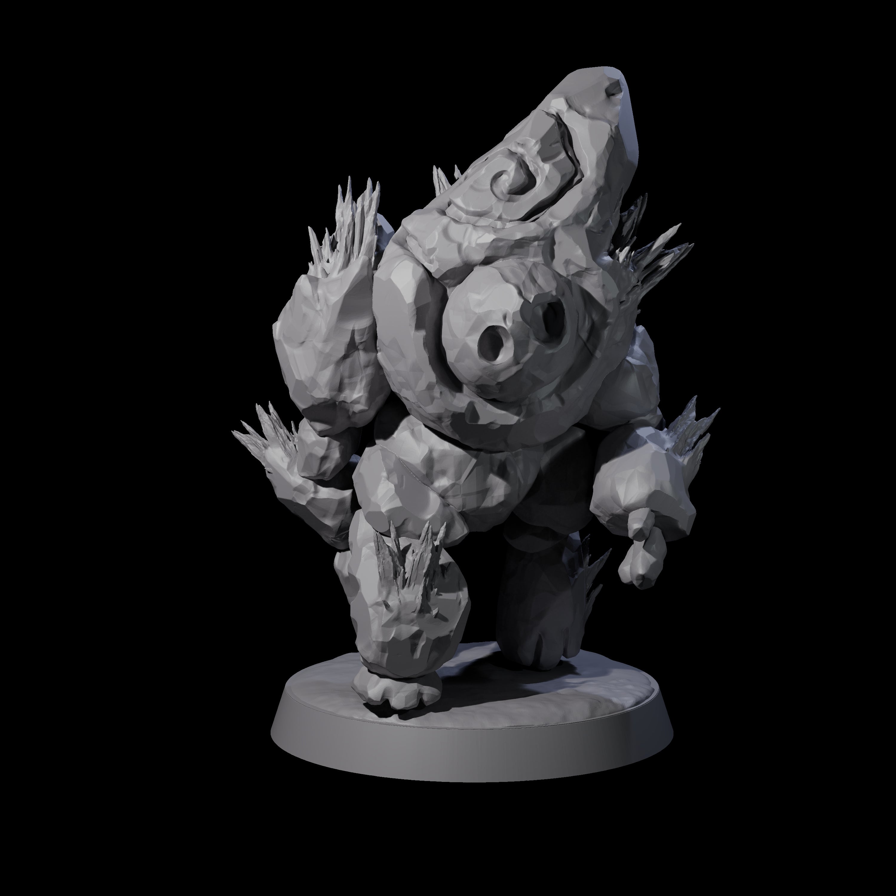 Cute Baby Ice Elemental B Miniature for Dungeons and Dragons, Pathfinder or other TTRPGs