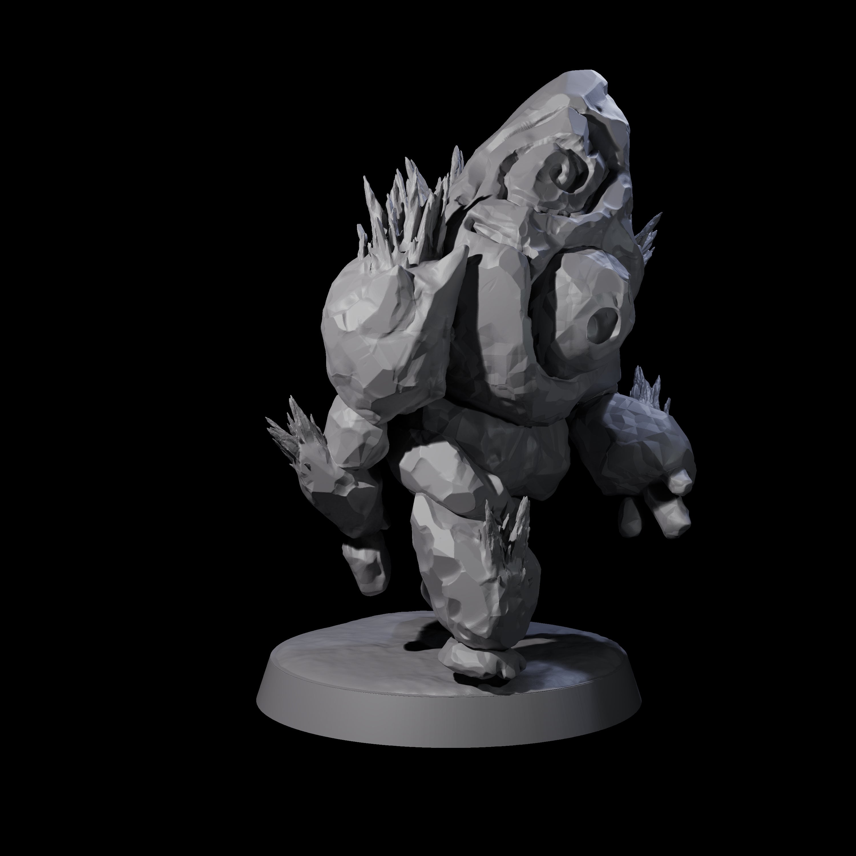 Cute Baby Ice Elemental B Miniature for Dungeons and Dragons, Pathfinder or other TTRPGs