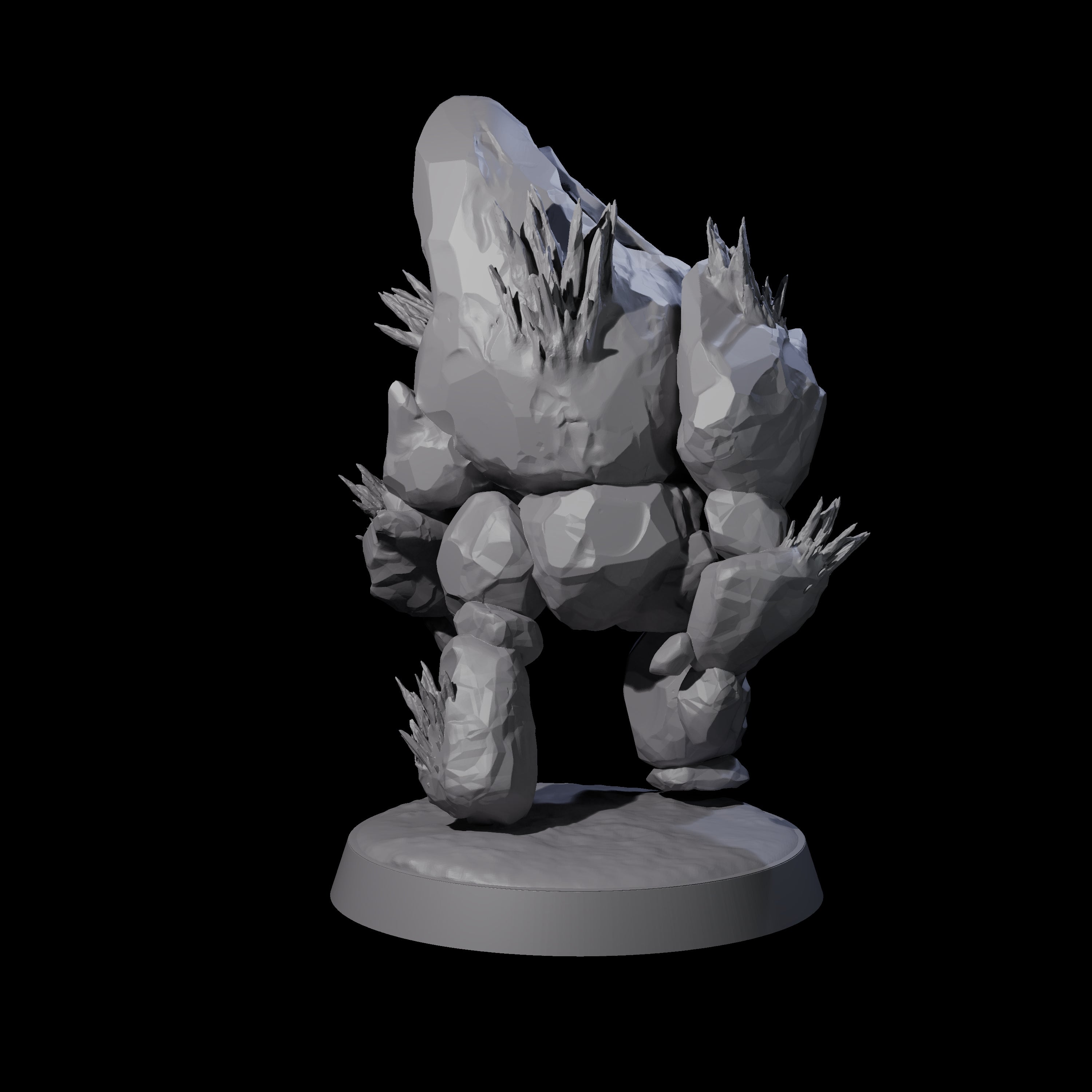 Cute Baby Ice Elemental B Miniature for Dungeons and Dragons, Pathfinder or other TTRPGs