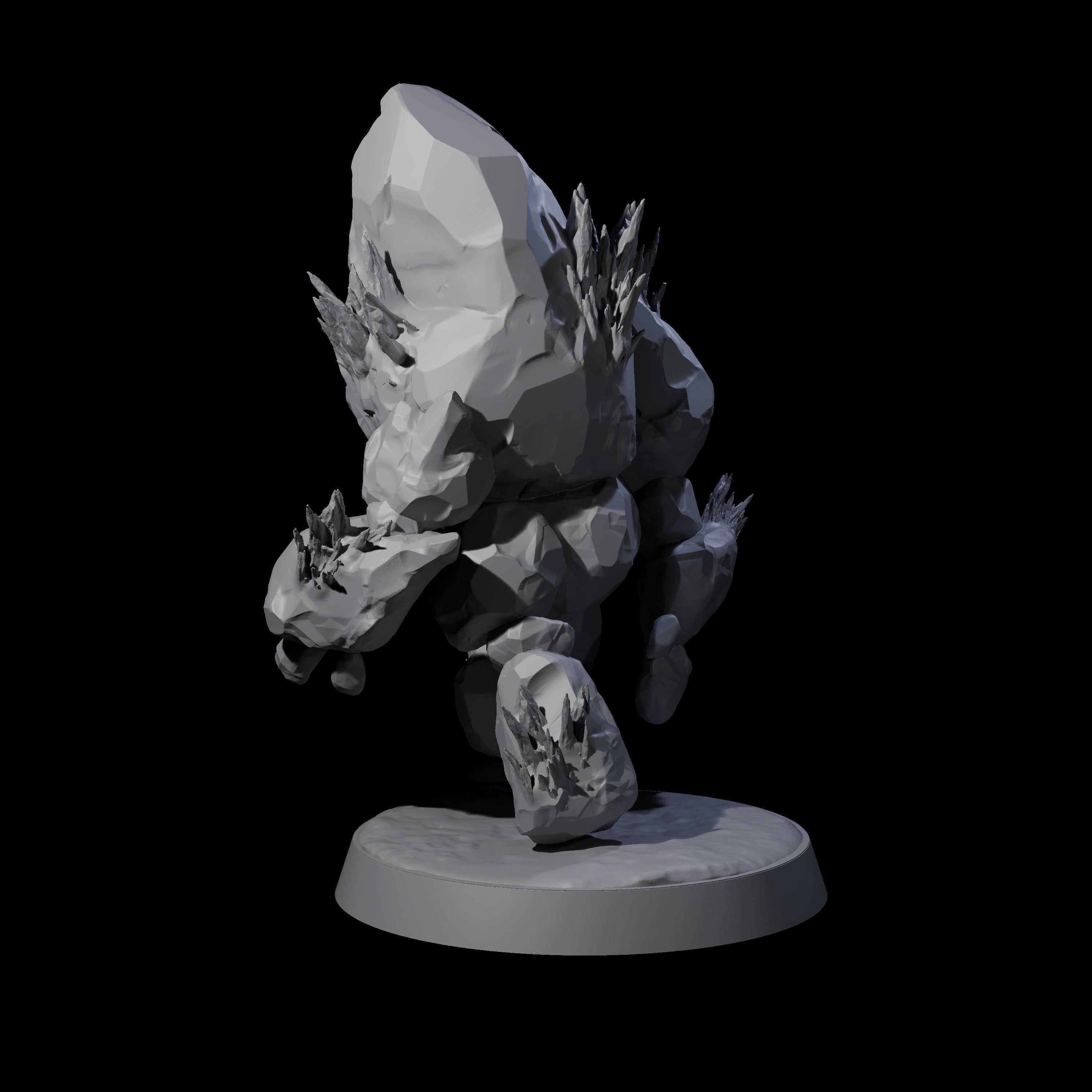 Cute Baby Ice Elemental B Miniature for Dungeons and Dragons, Pathfinder or other TTRPGs