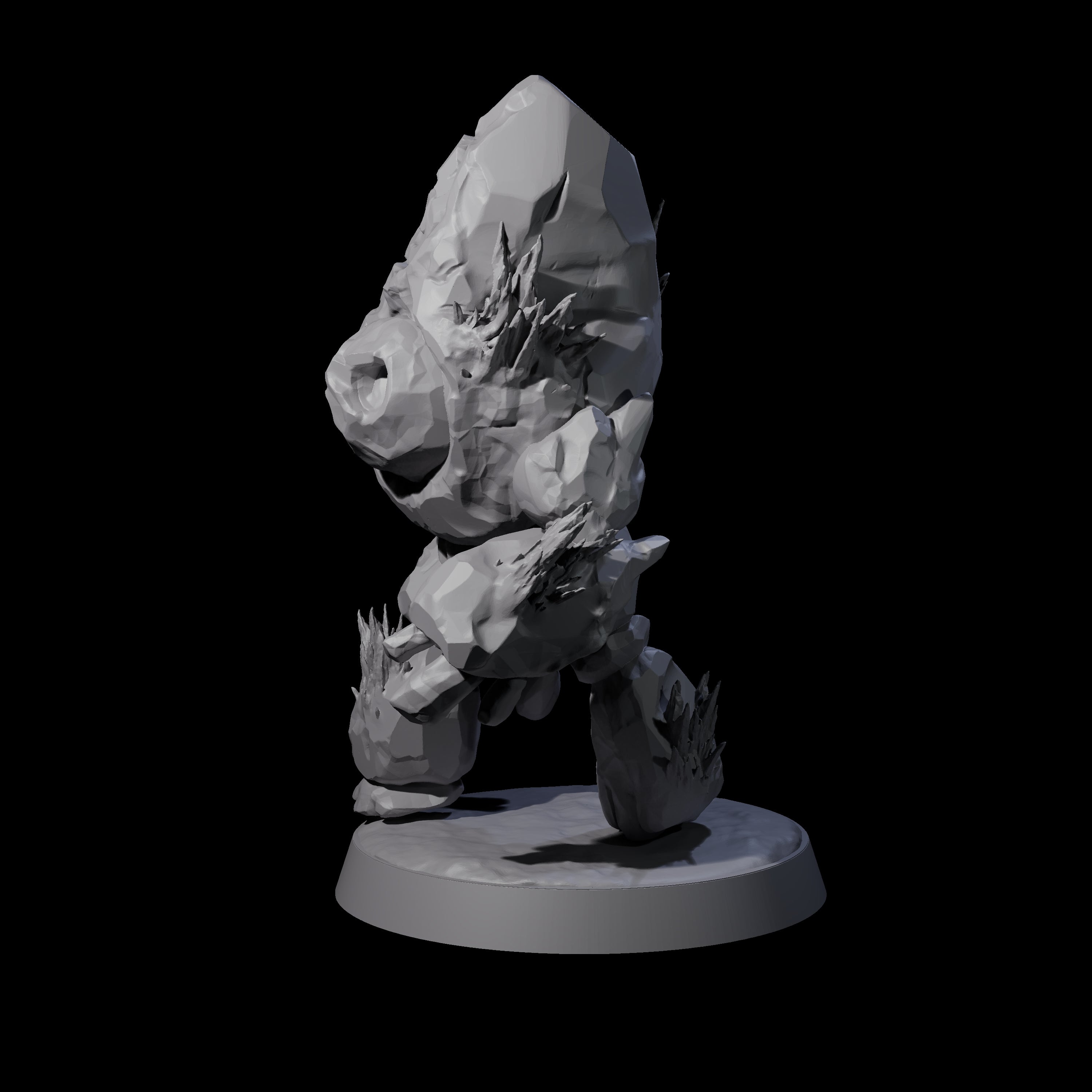 Cute Baby Ice Elemental B Miniature for Dungeons and Dragons, Pathfinder or other TTRPGs